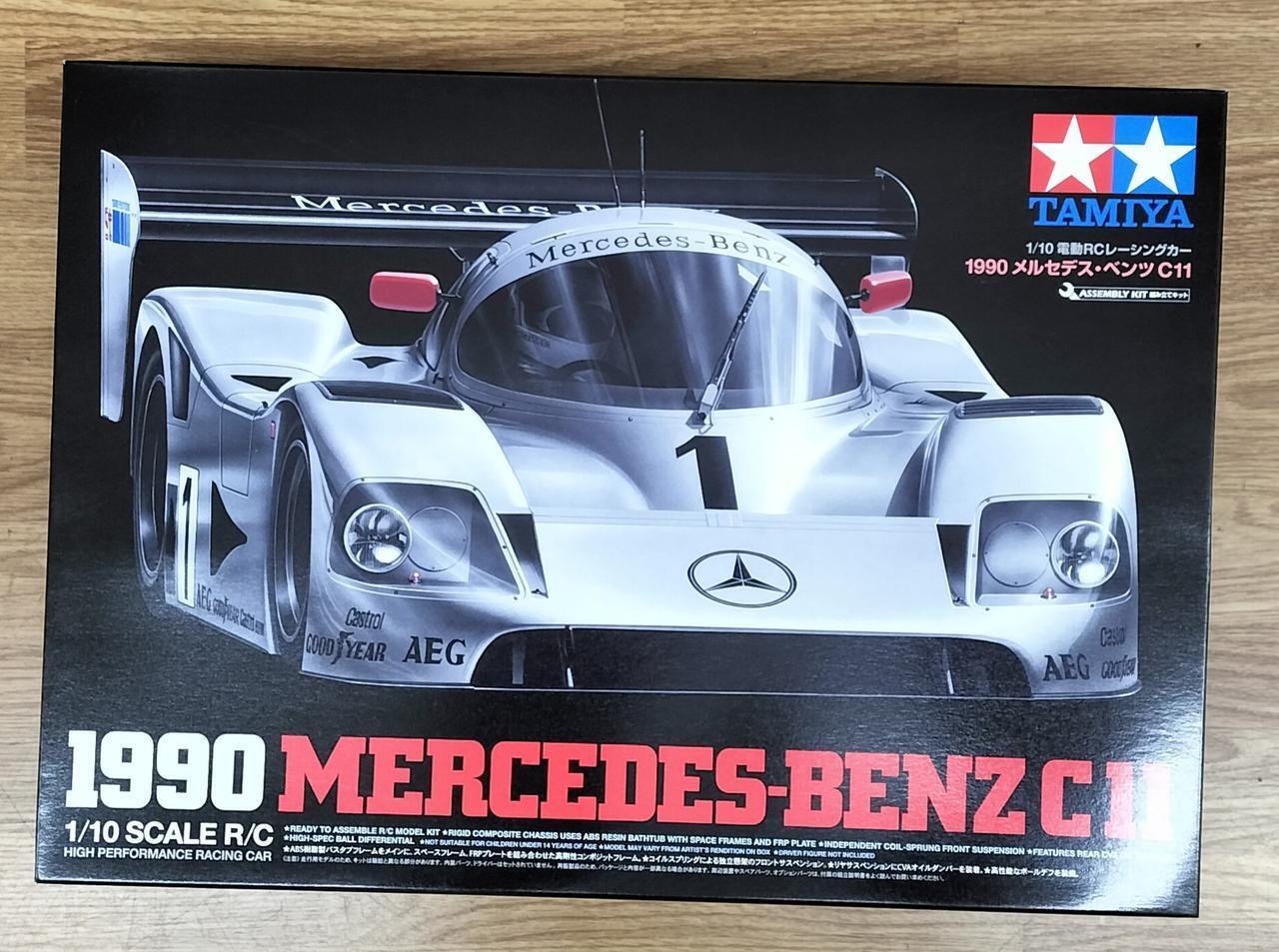 Tamiya Rc Special Project Assembly Kit 1/10 1990 Mercedes Benz C 11