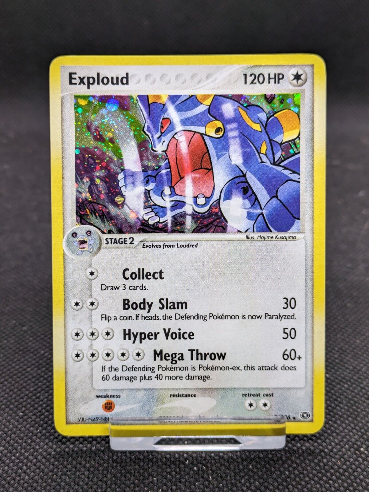 Pokemon Exploud Holo Rare EX Emerald 3/106 NM 