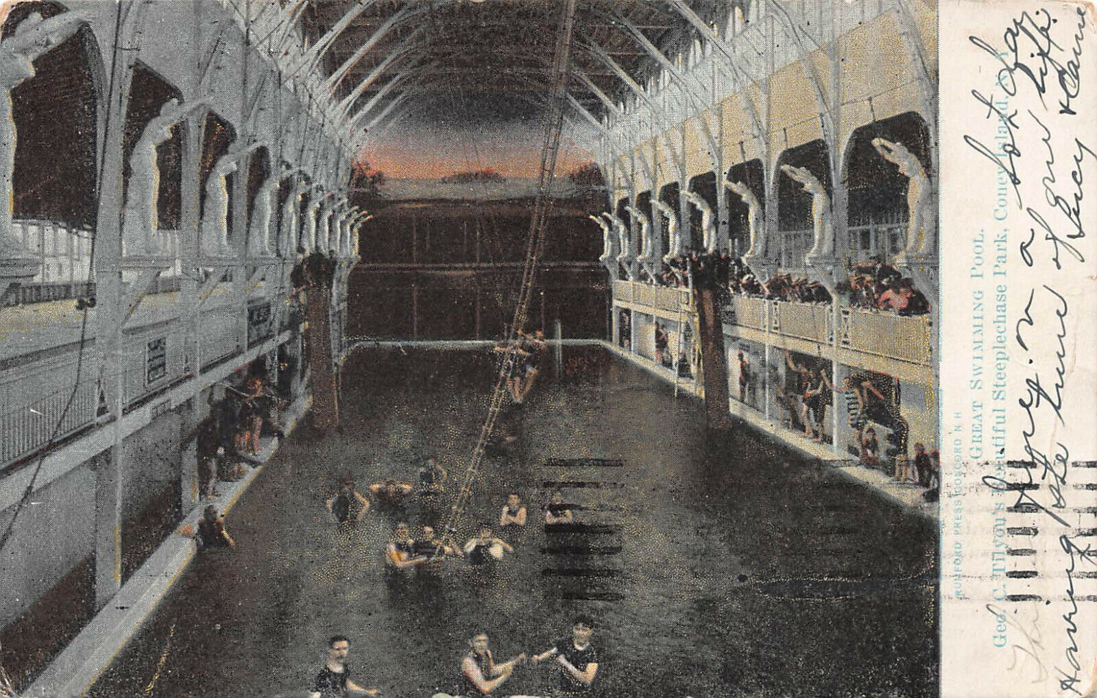 Great Swimming Pool, George Tilyou's Steeplechase Park, Brooklyn, Used in 1910