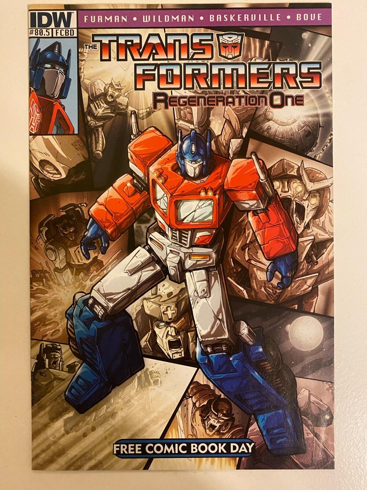 Transformers Regeneration One #80.5  - Free Comic Book Day