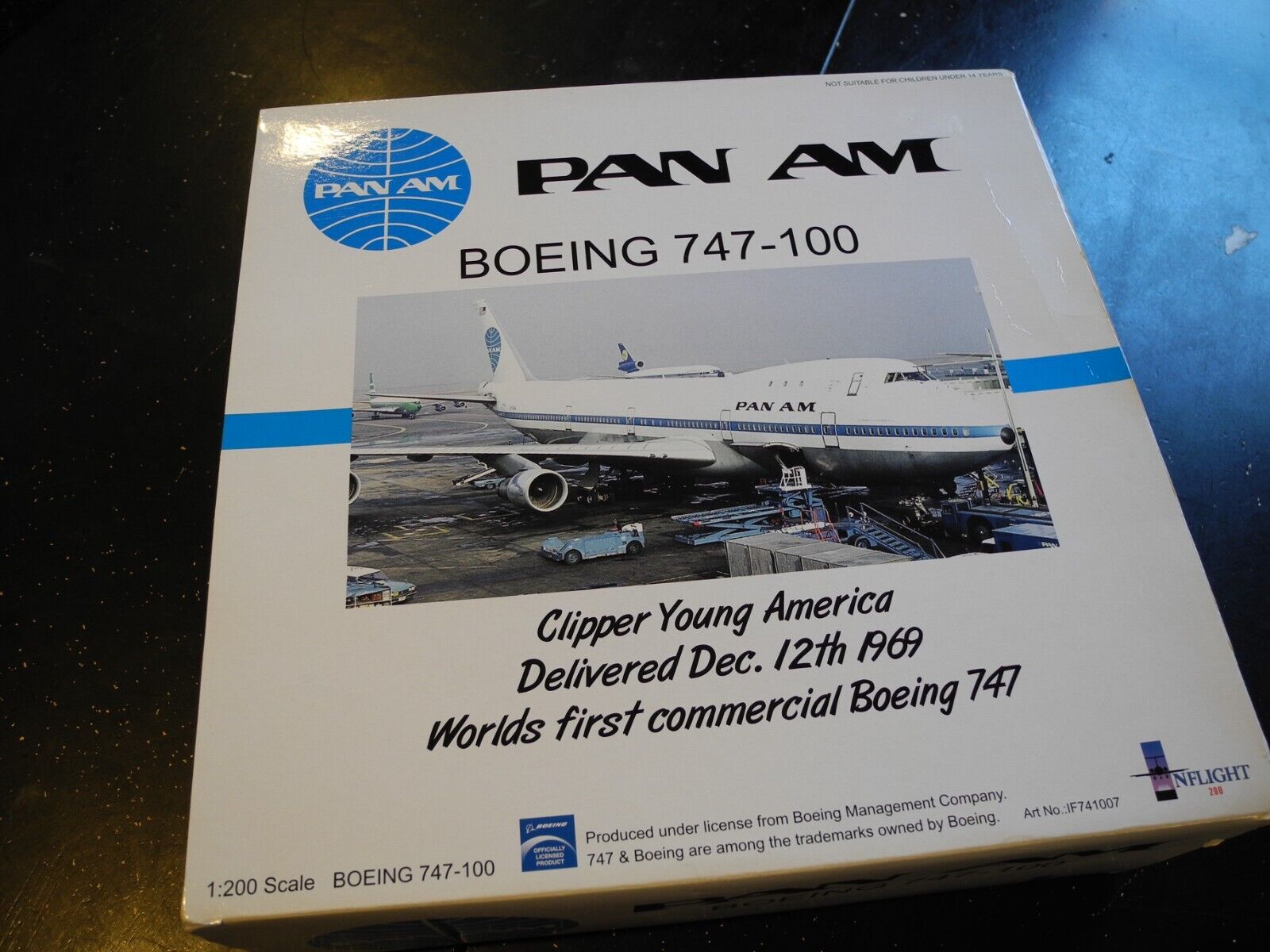 Collector's FIND, Pan Am B747-100 N733PA, 1:200, Original Release, HTF
