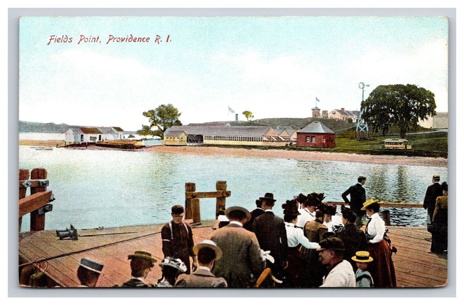 Fields Point, Providence Rhode Island RI Postcard 18672