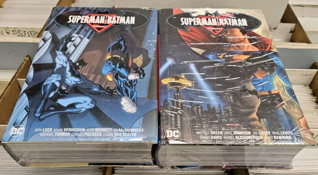 SUPERMAN/ BATMAN OMNIBUS 1 & 2 (DC) LOEB/ GREEN/ NEW/ SEALED