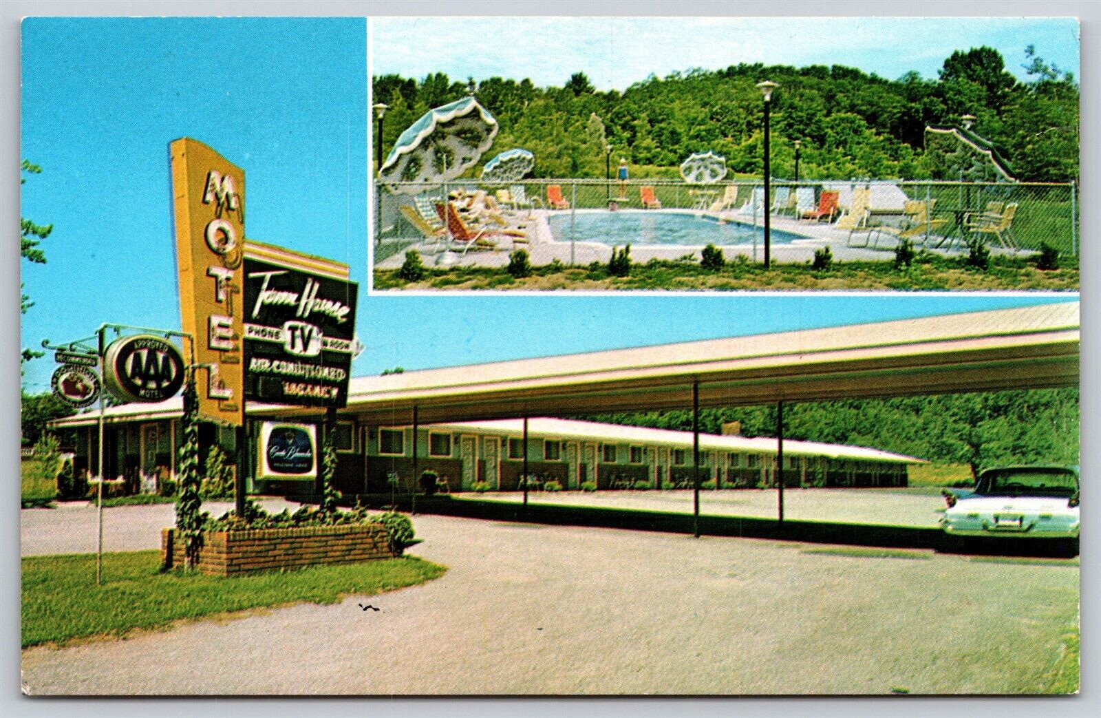 Postcard Handy\'s Town House Motel, South Burlington, Vermont M193