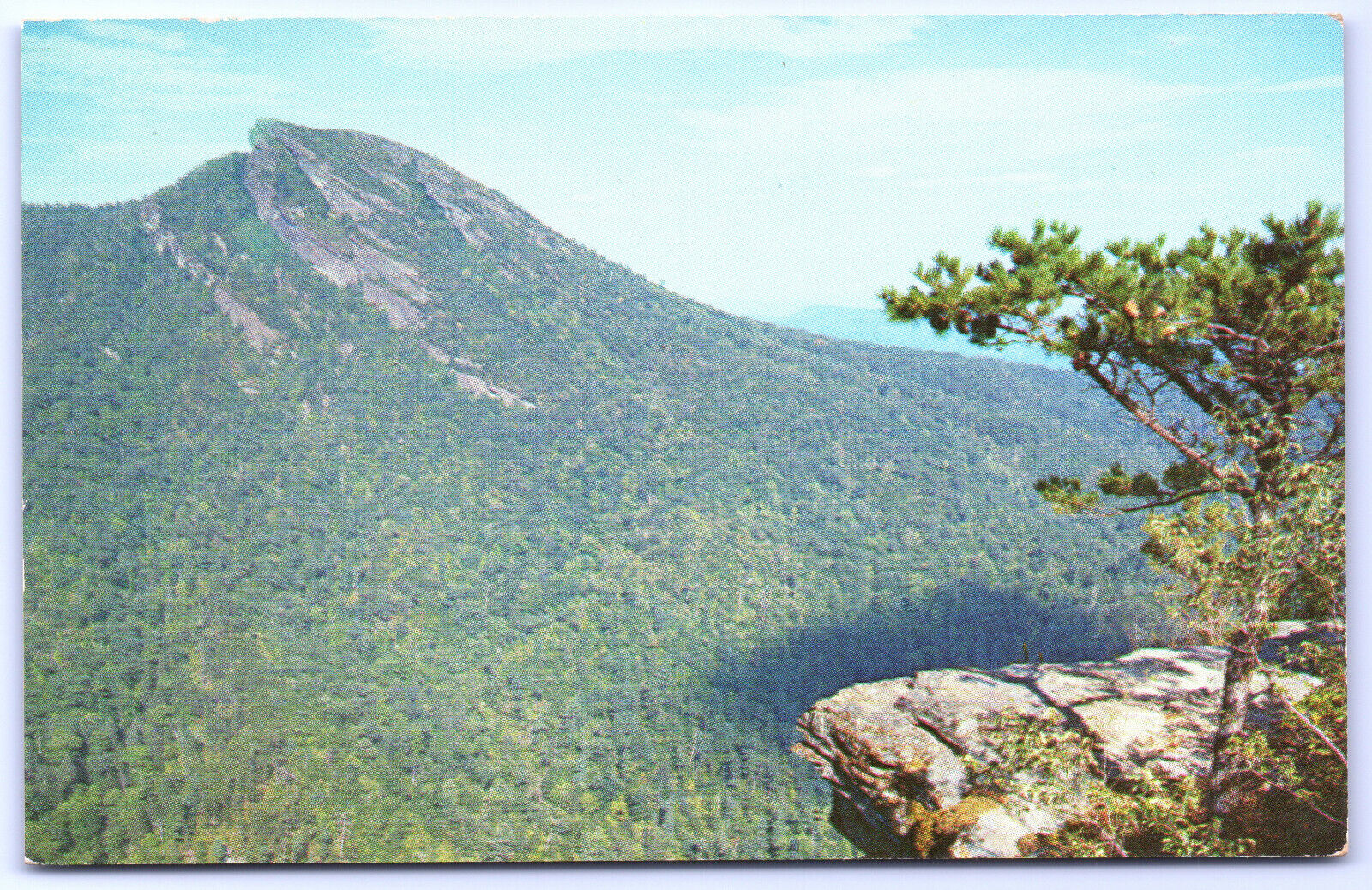 Postcard North Carolina Hawkbill Mountain From Wiseman\'s View UNP C11