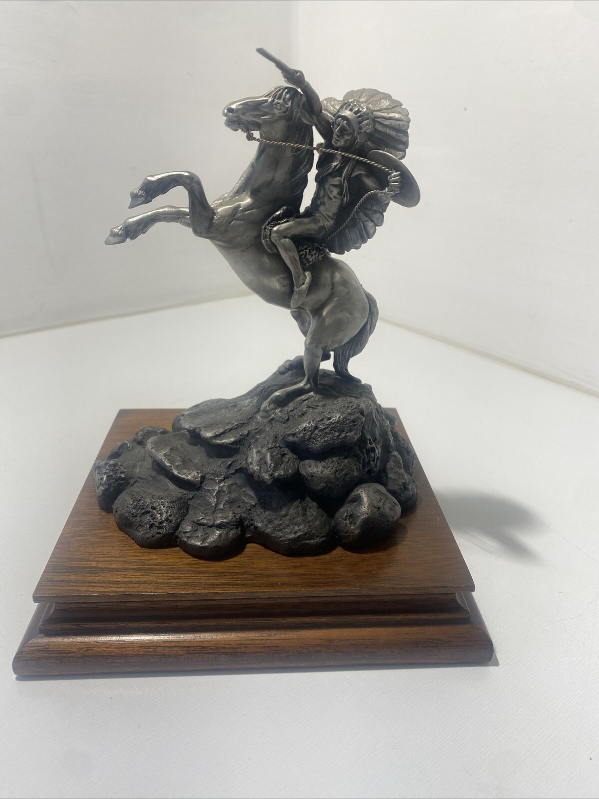 Chilmark  Fine Pewter Figurine “the Chief” Polland Vintage 1982