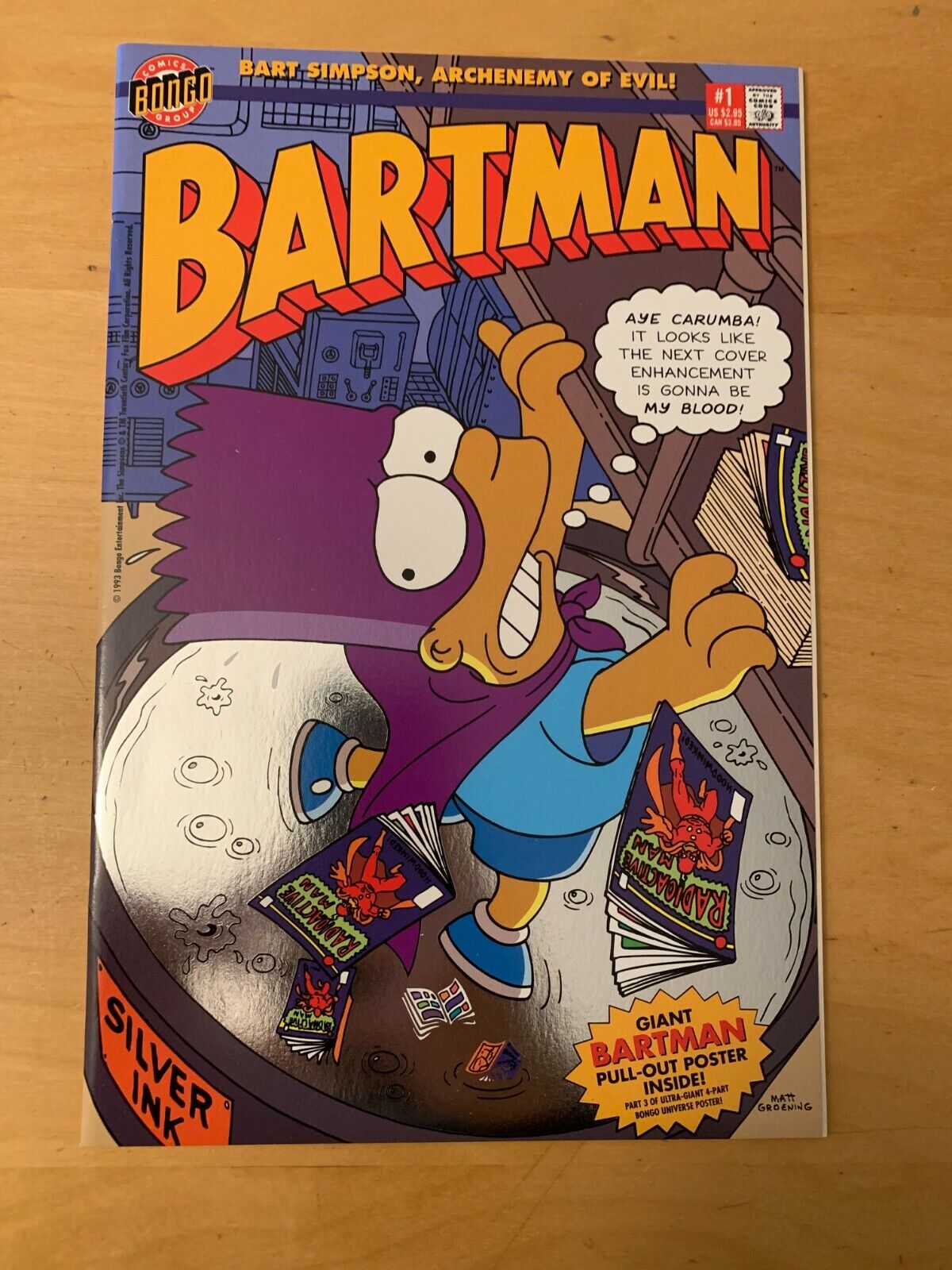Bartman Comic Lot 1 2 Overstreet Magazine Nov 1993