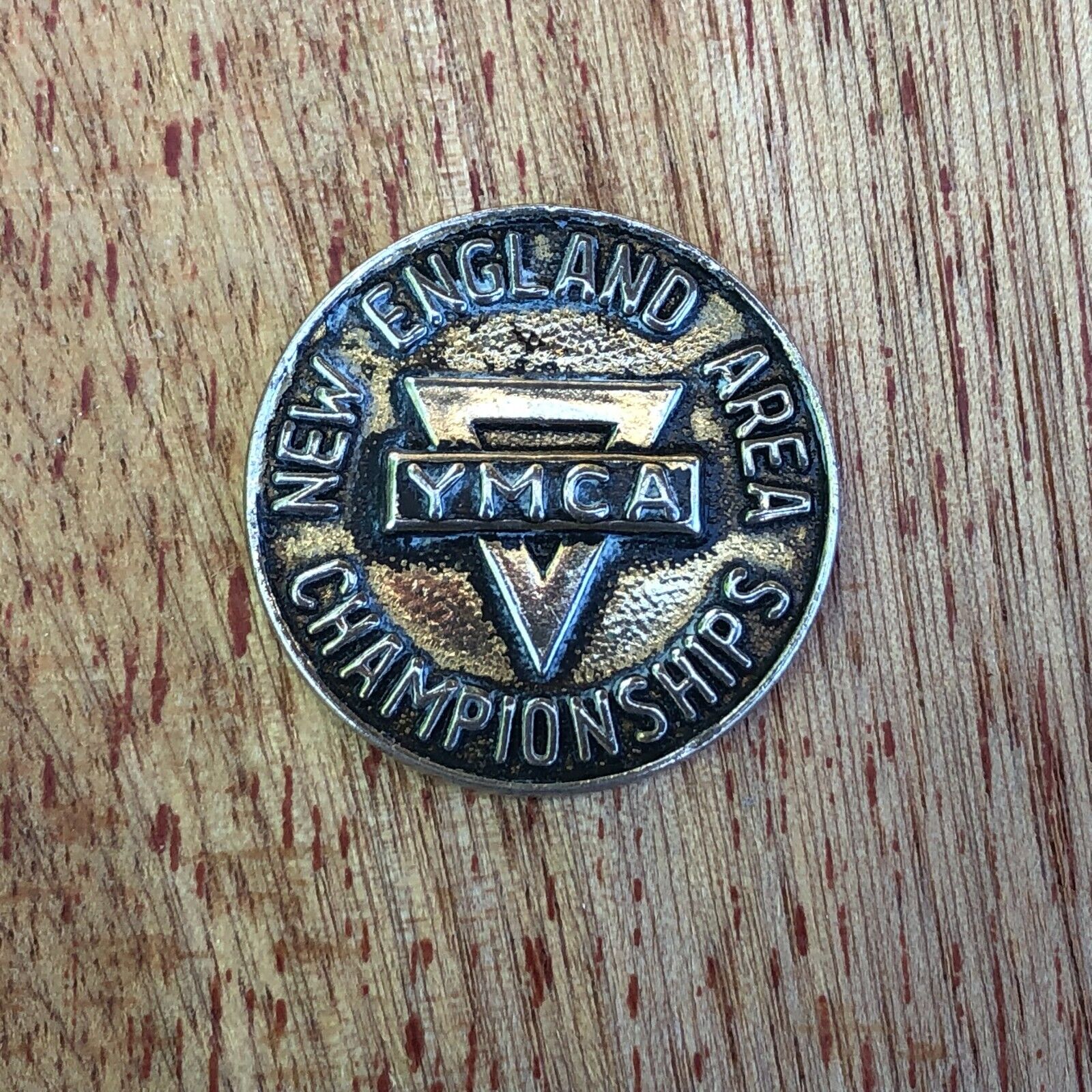 Vtg  Antique New England Area YMCA Championships Award Coin Token Medallion K9