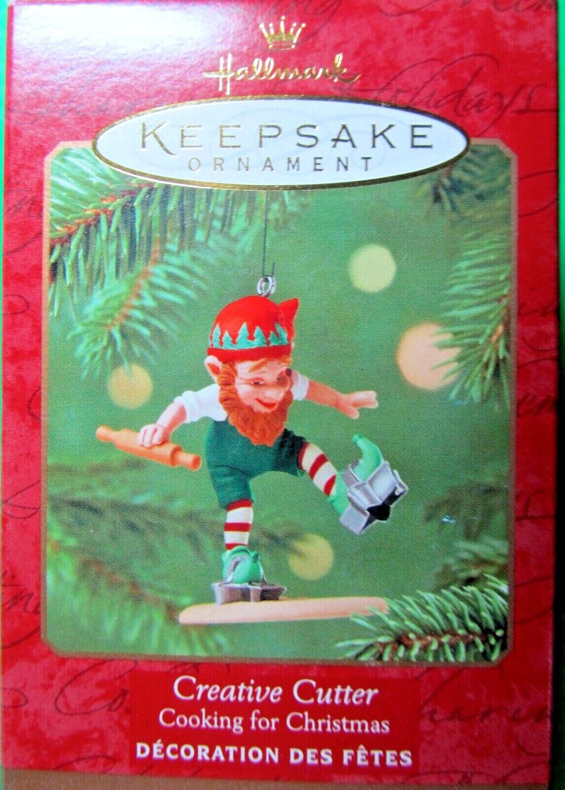 2001 HALLMARK CREATIVE CUTTER COOKING FOR CHRISTMAS ORNAMENT (B)   