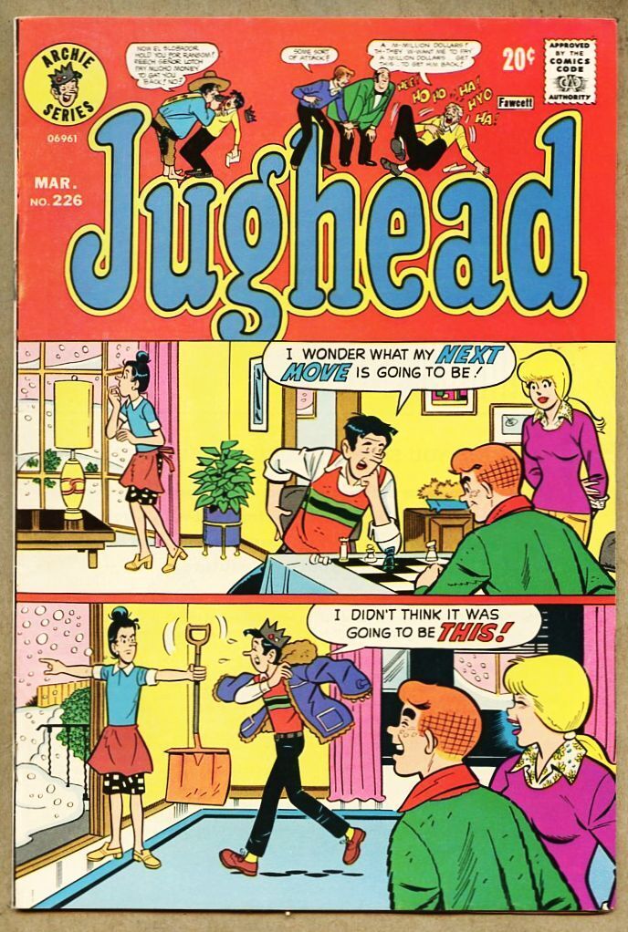 Archie\'s Pal Jughead #226-1974 fn+ 6.5 Dan DeCarlo cover w/ Betty 