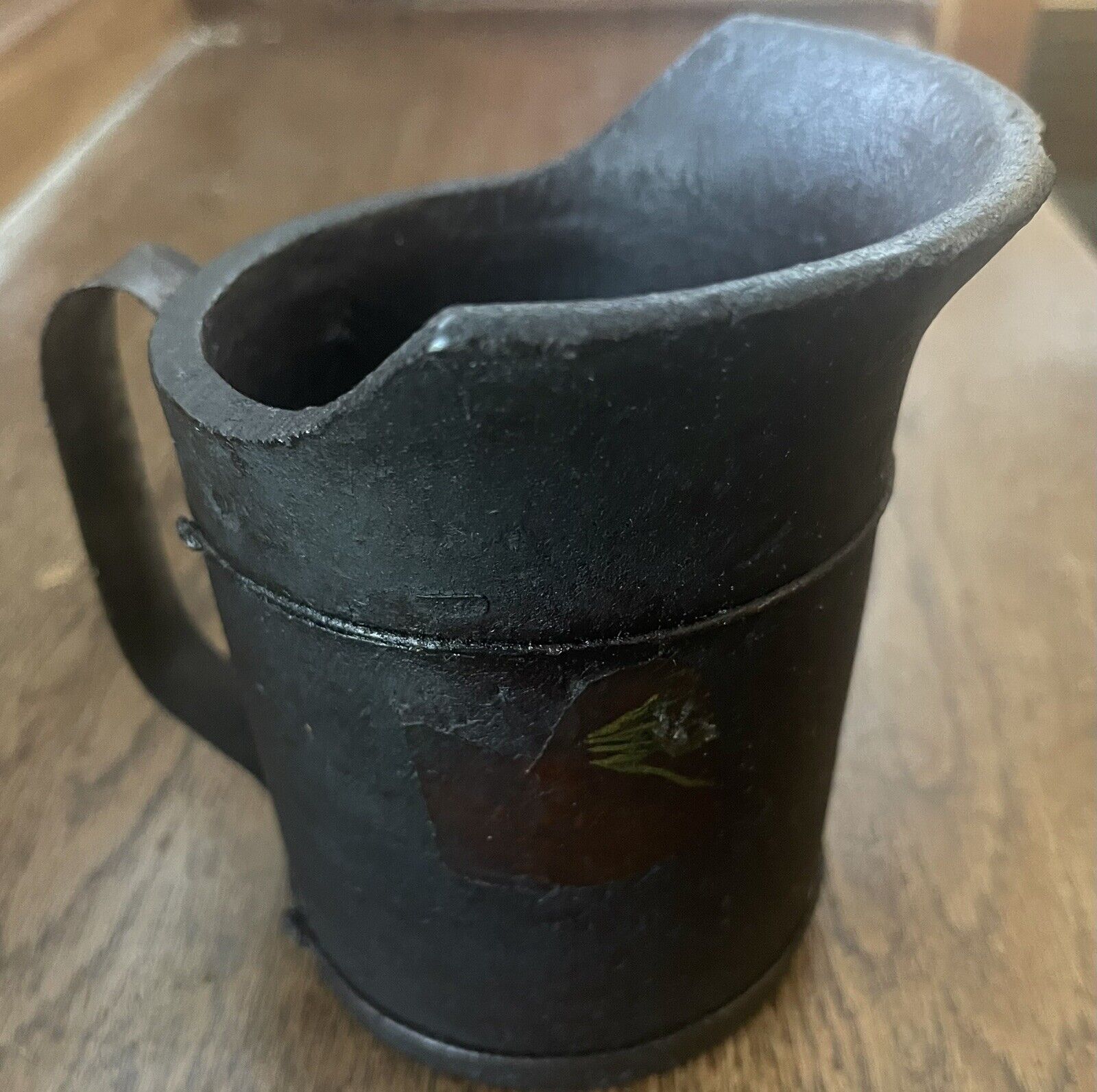 1800’s Wooden Fiber Cup Mug Pitcher Early American Antique Primitive Drink Ware