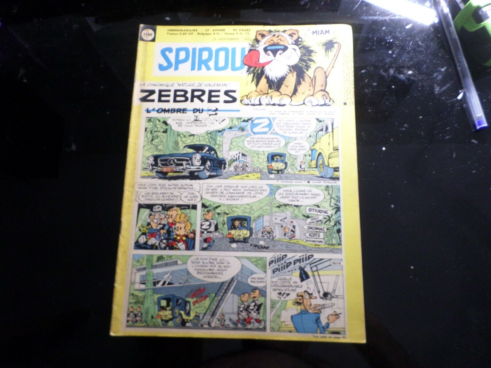 Journal Spirou 1180,Weekly 1960,Comics, Whose Lucky Luke