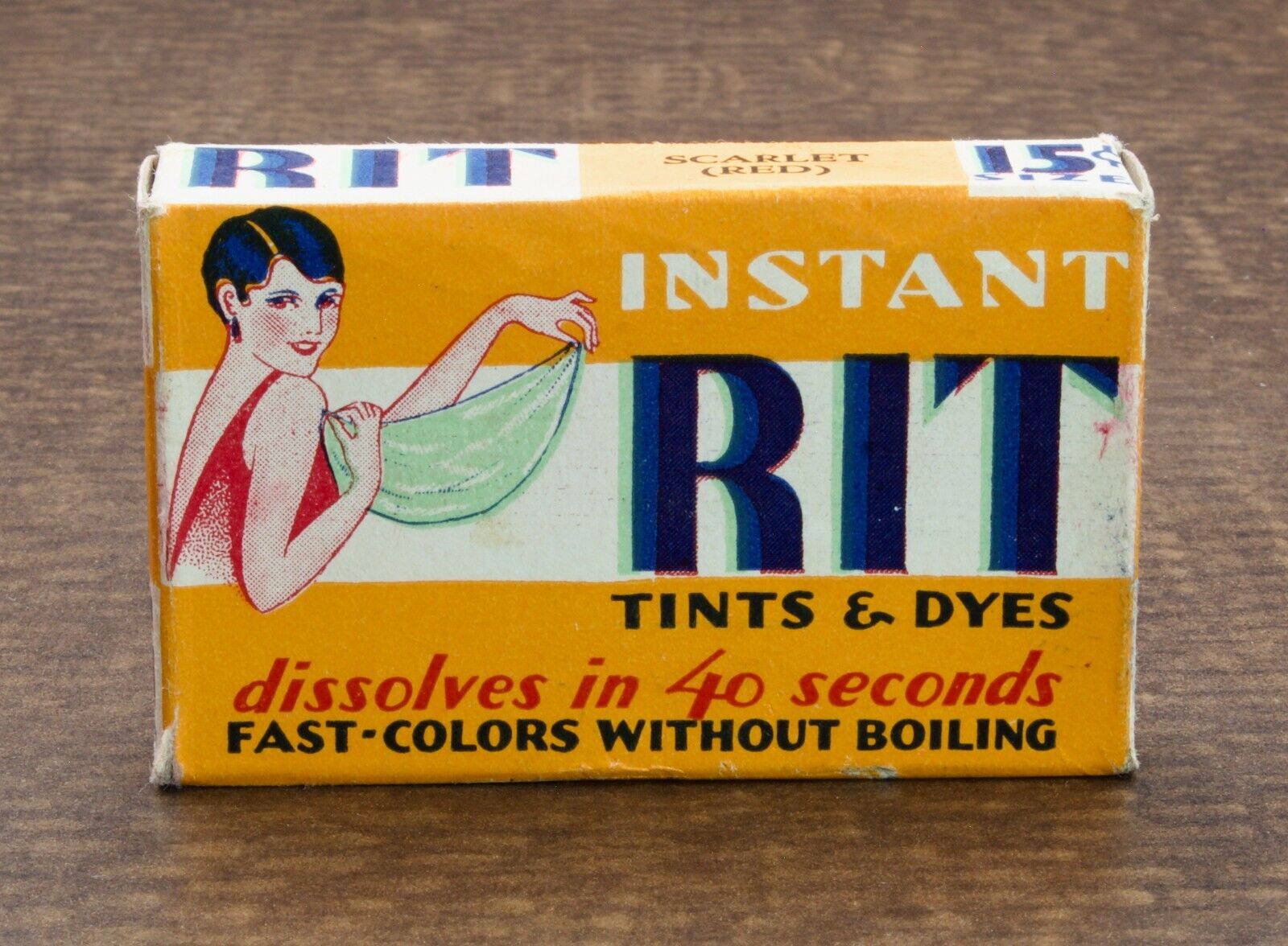 Lot 6 Vintage RIT Instant Dye Original Box Boxed