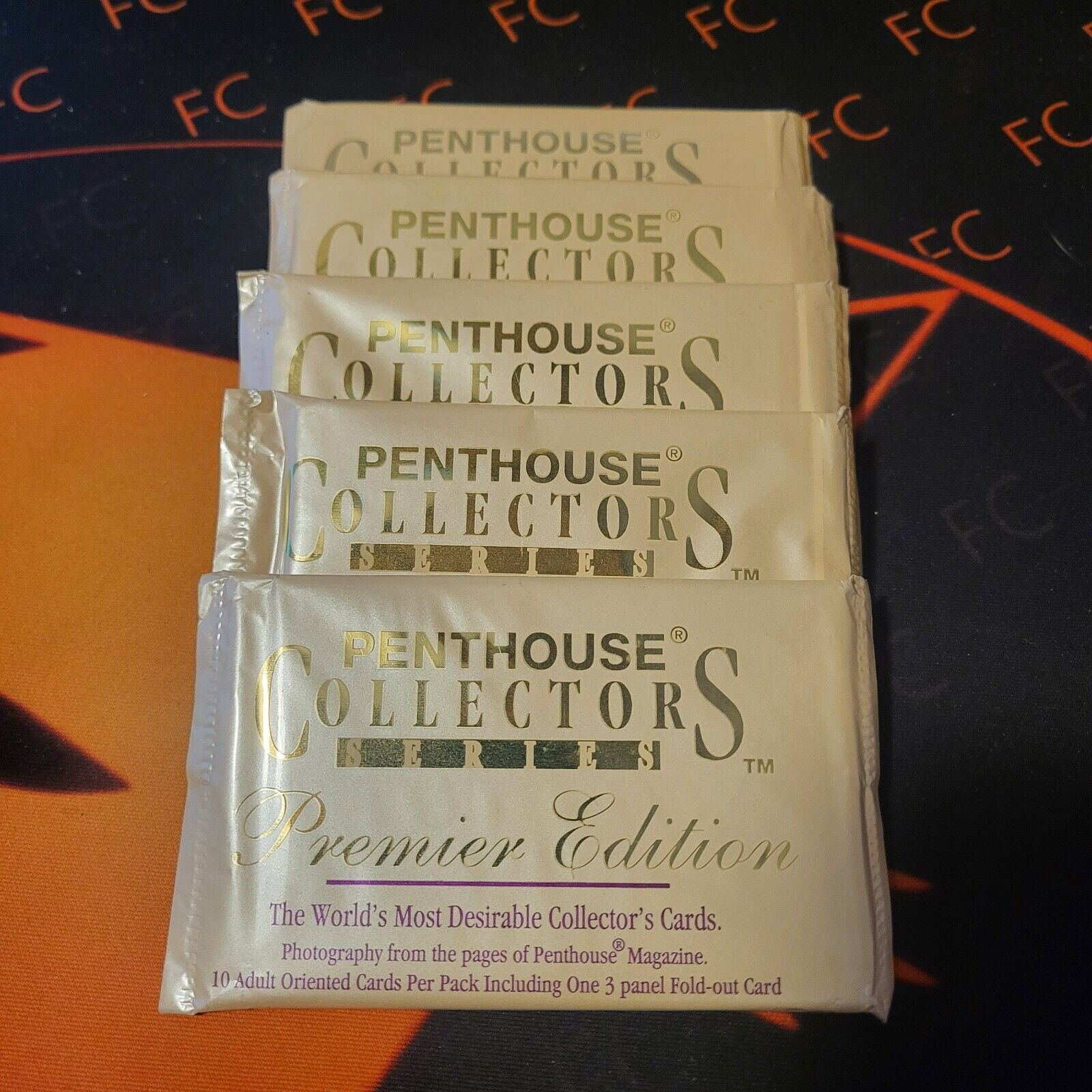 1992 Penthouse Collectors Series Trading Cards Factory Sealed 5 Packs-NICE