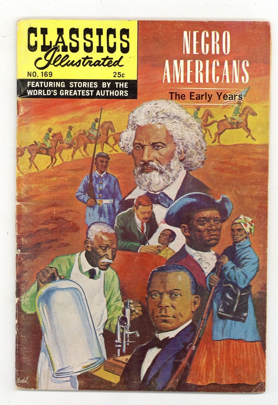 Classics Illustrated 169 Negro Americans the Early Years #1 VG- 3.5 1969