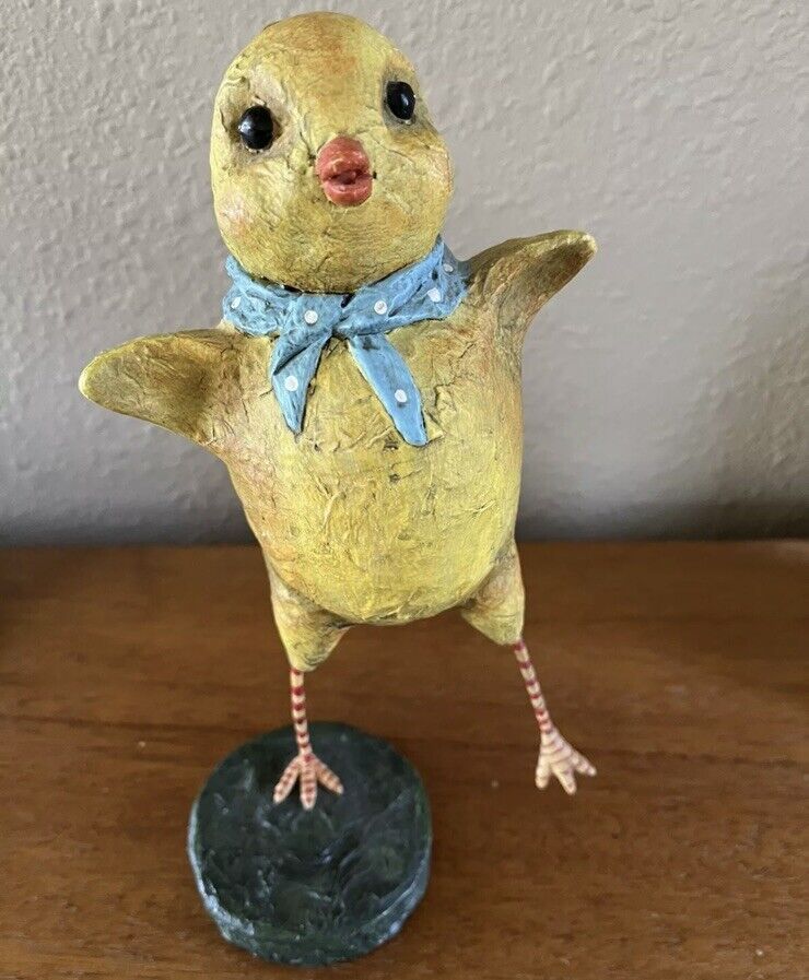 EARLY RARE Lori Mitchell Bitsy Biddie Easter Chick Figure