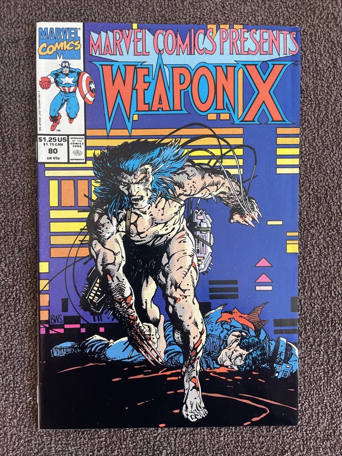 MARVEL COMICS PRESENTS #80 (Marvel, 1991) Weapon X Chapter 8