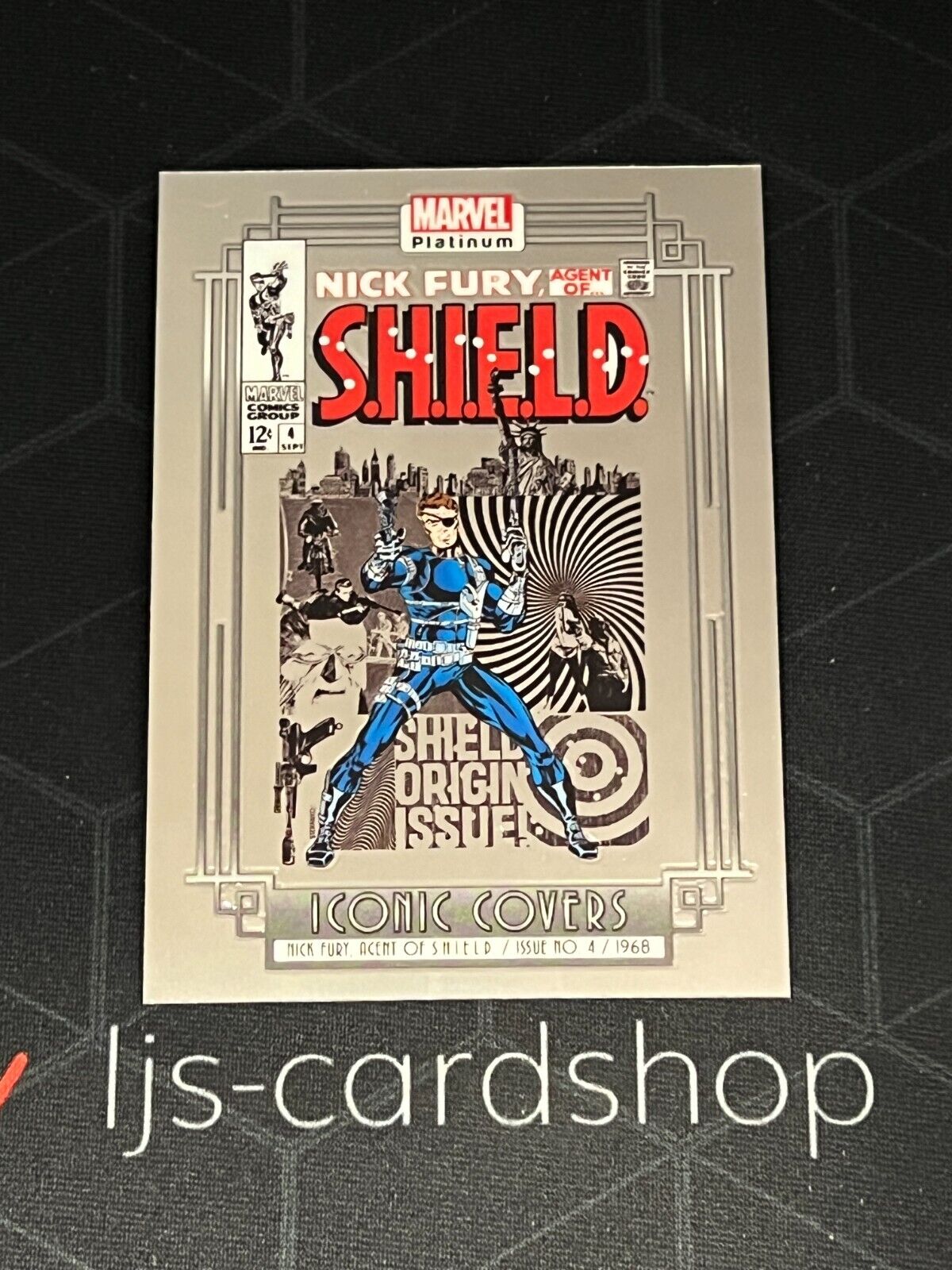 2023 Marvel Platinum Nick Fury: Agent Of S.H.I.E.L.D. IC19 Iconic Covers (C) SPM