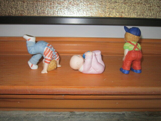 special thoughts cabbage patch 1984 edition lot of three porcelaine