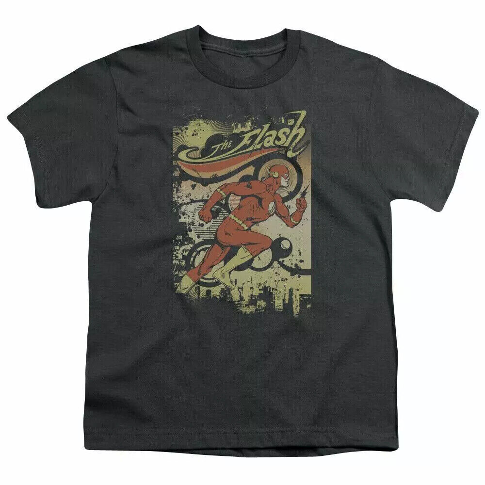 SALE The Flash Just Passing Through Kids Youth Charcoal Unisex T-Shirt