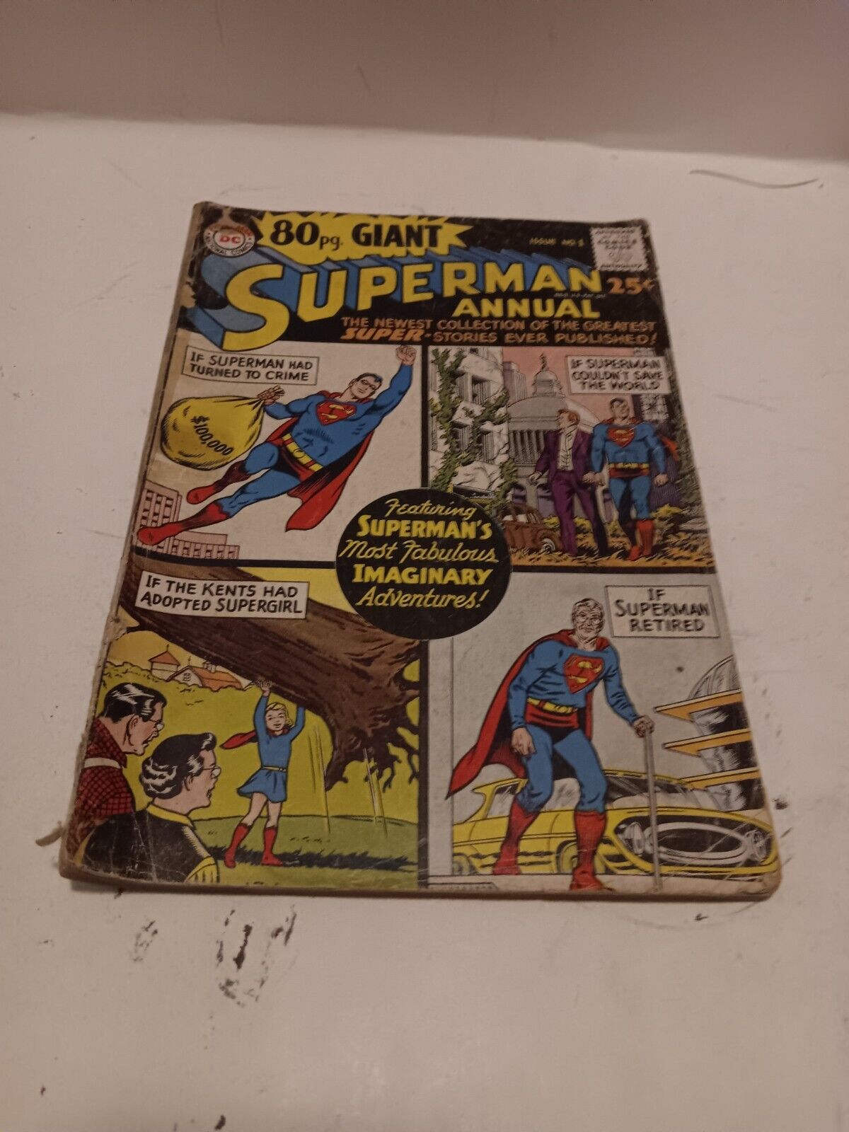 SUPERMAN ANNUAL 80 page Giant #1 (1964) DC Comics. Combined Shipping