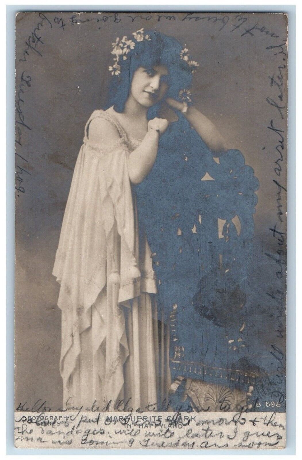 West Concord MN Postcard RPPC Photo Marguerite Clark Actress Studio 1920 Antique