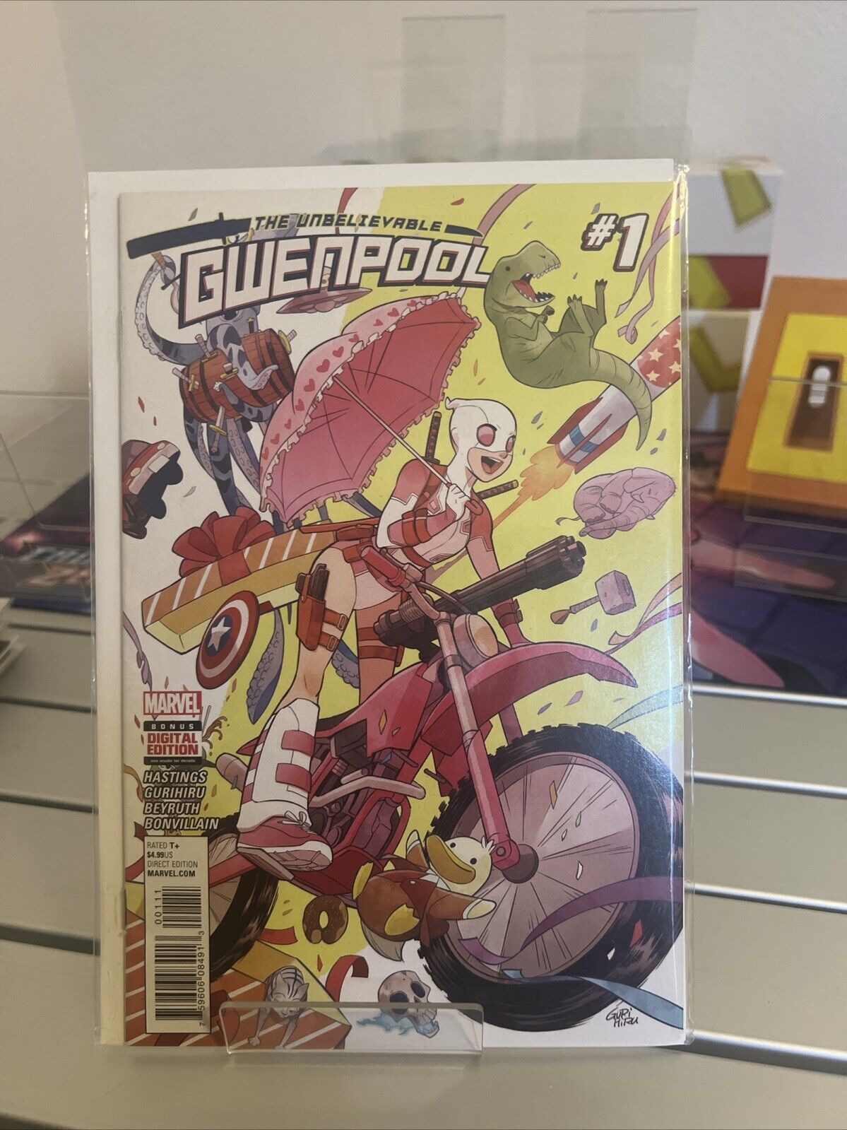 The Unbelievable Gwenpool #1 2016 VF+ 1st Solo Title