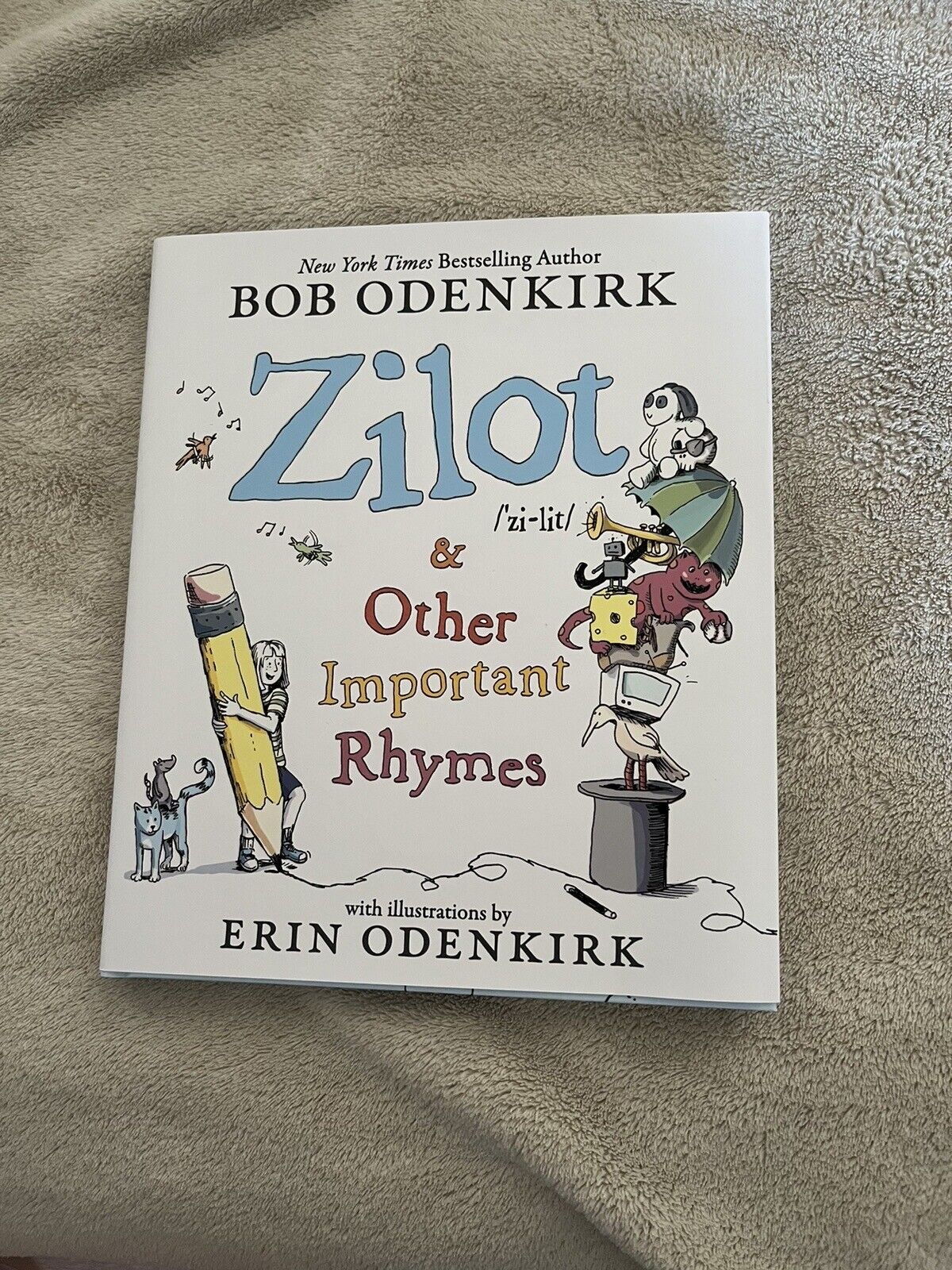 Bob Odenkirk Hand Signed Autograph Book Zilot Hardcover Erin also signed