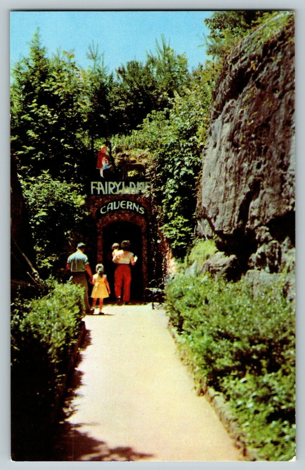 VTG Fairyland Caverns Rock City Gardens Lookout Mountain Chattanooga TN Postcard