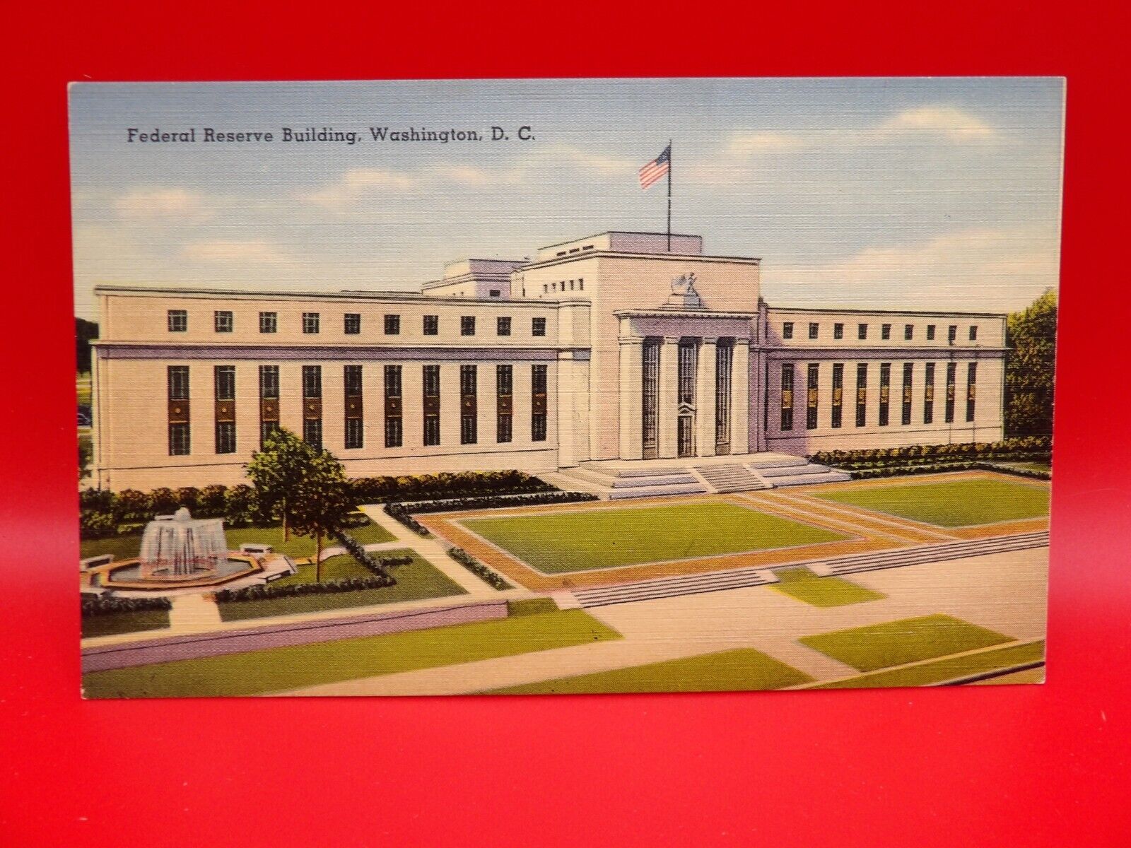 Vintage Postcard, Federal Reserve Building, Washington, D.C.
