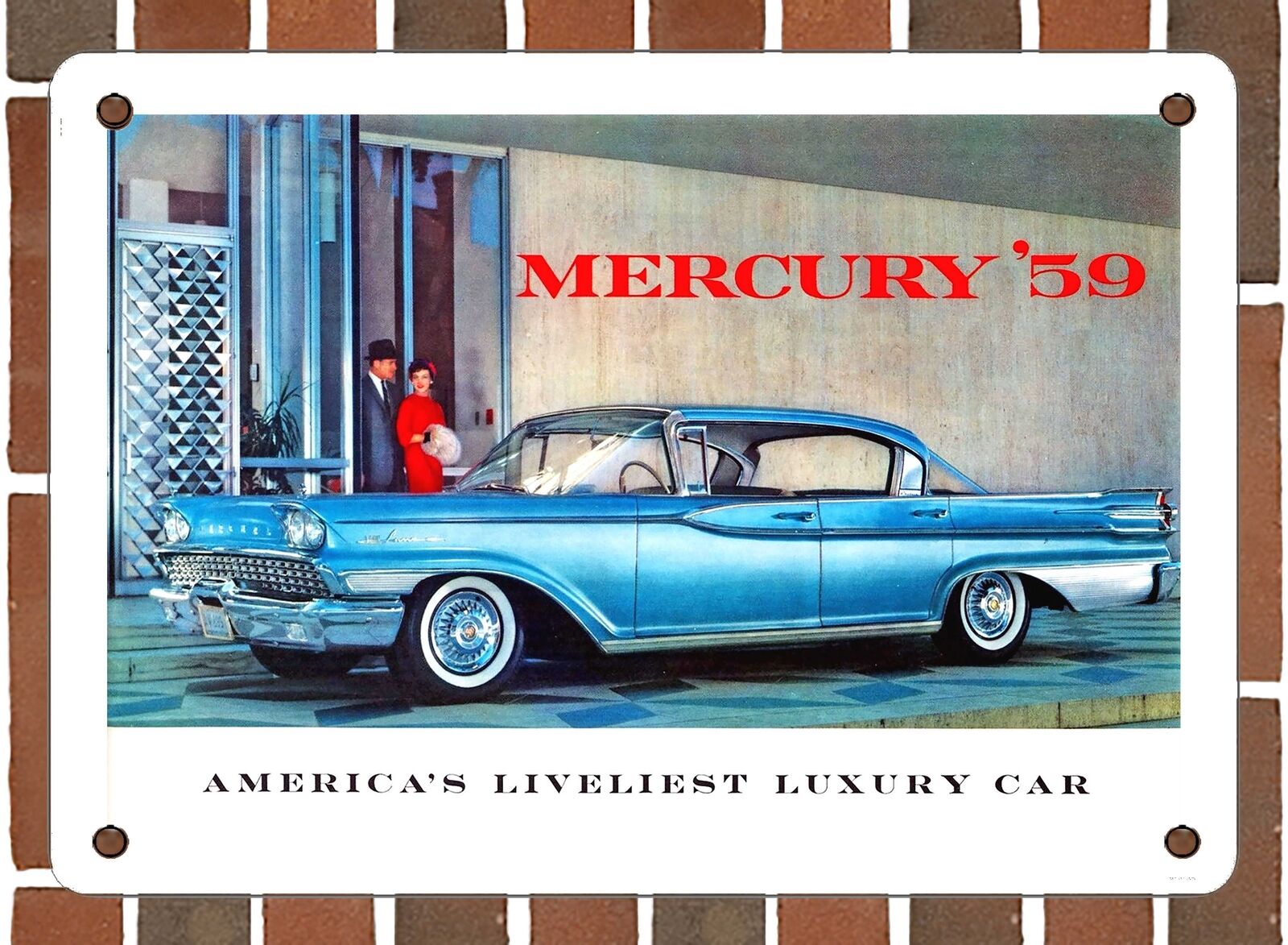 METAL SIGN - 1959 Mercury Park Lane 4 Door Hardtop Cruiser - 10x14 Inches