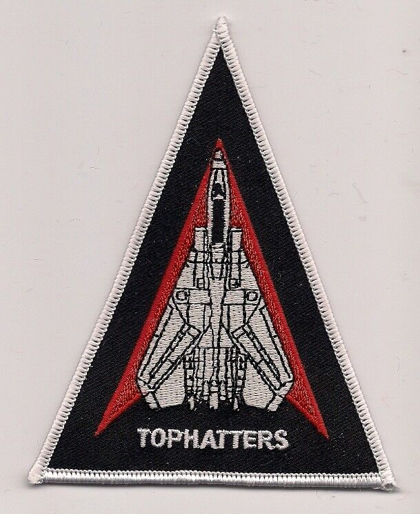 USN VF-14 TOPHATTERS F-14 triangle aircraft patch F-14 TOMCAT FIGHTER SQN