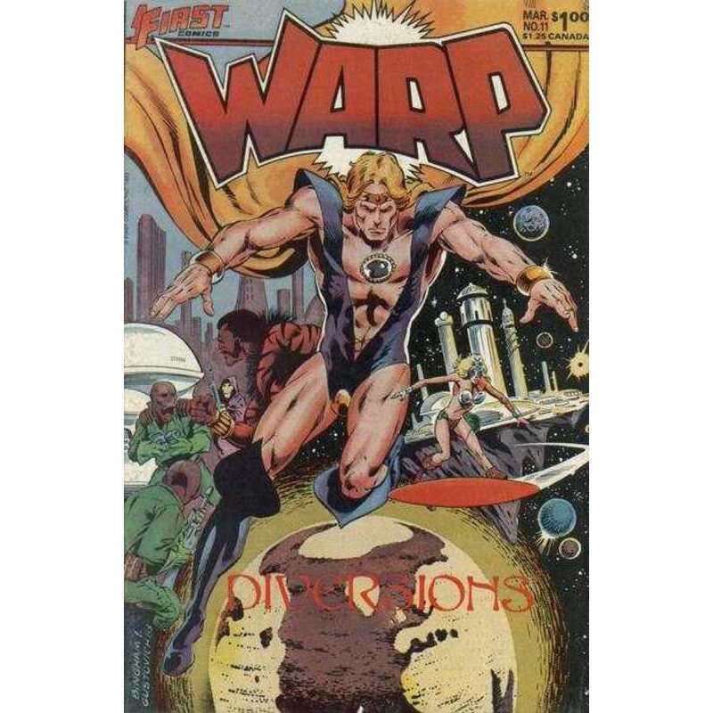 Warp #11 in Near Mint minus condition. First comics [h%