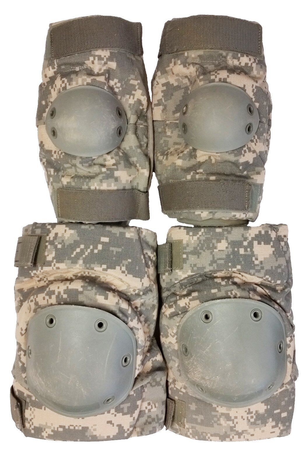 1053-O Previously Issued U.S. G.I. ACU Knee and Elbow Pad Set (Old Style)