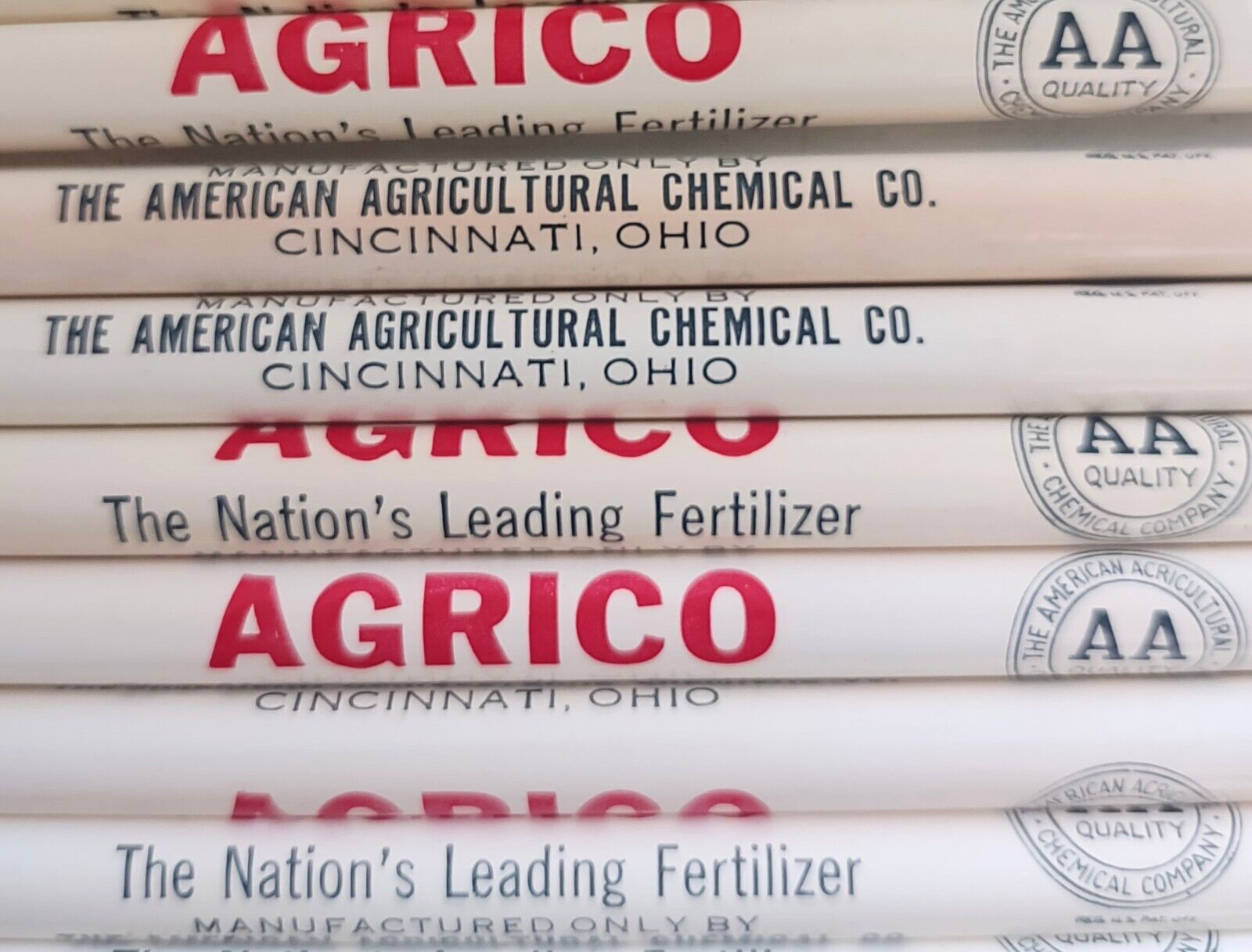 Vtg AGRICO Fertilizer American Agricultural Chemical Co One (1) Pencil 1950's