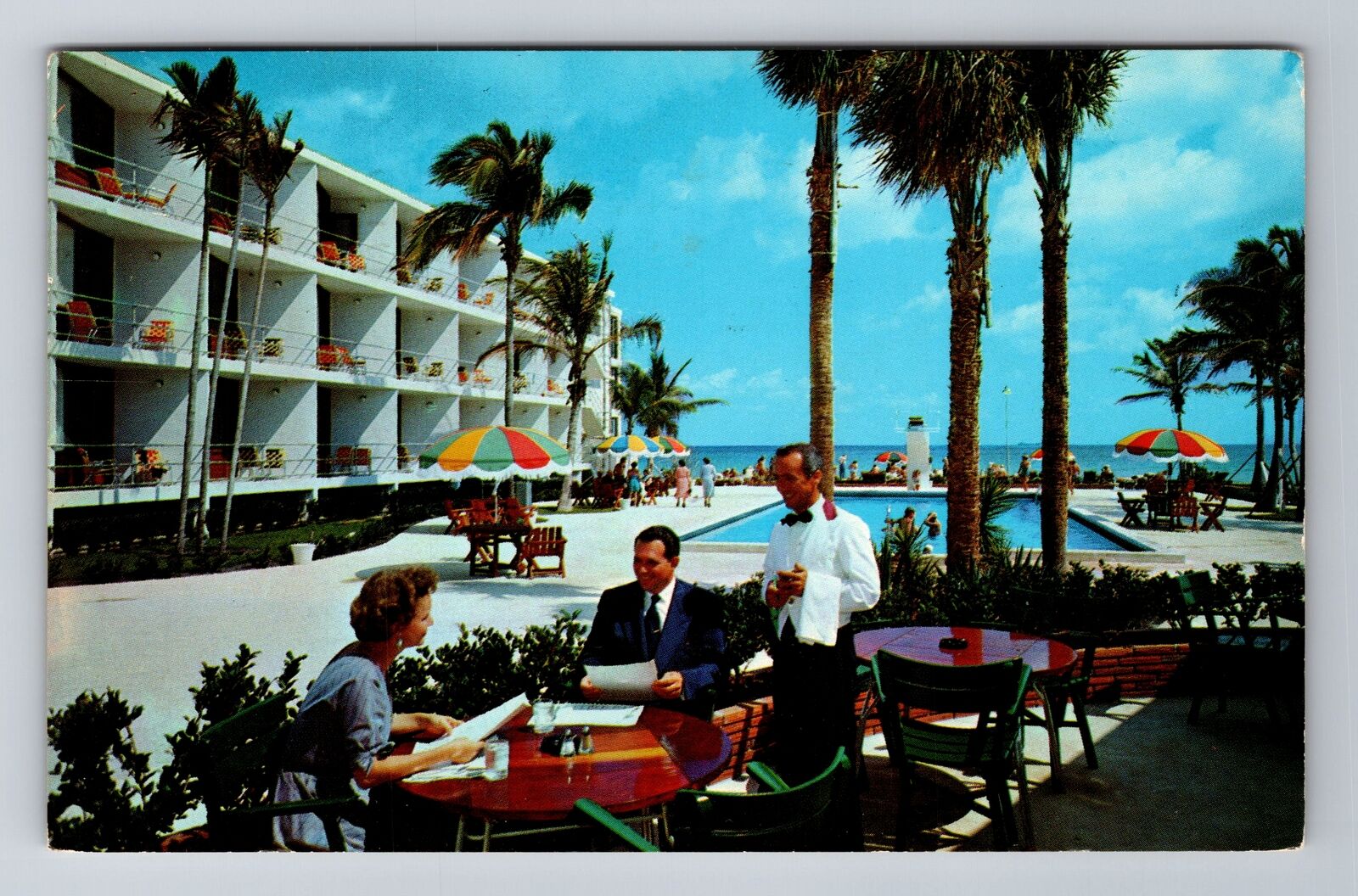Miami FL-Florida, Pan American Hotel, Advertising, Vintage Souvenir Postcard