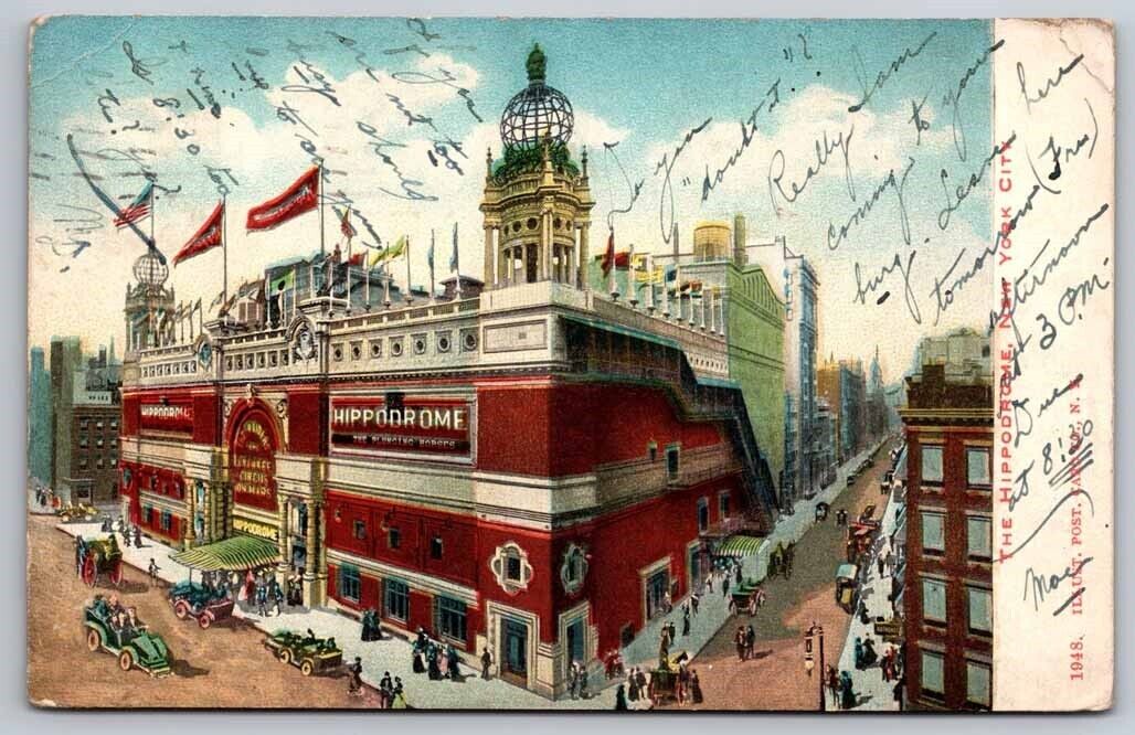eStampsNet - Hippodrome New York City 1908 Postcard