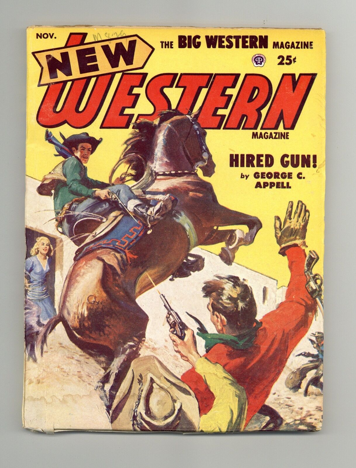 New Western Magazine Pulp 2nd Series Nov 1952 Vol. 25 #2 VG+ 4.5