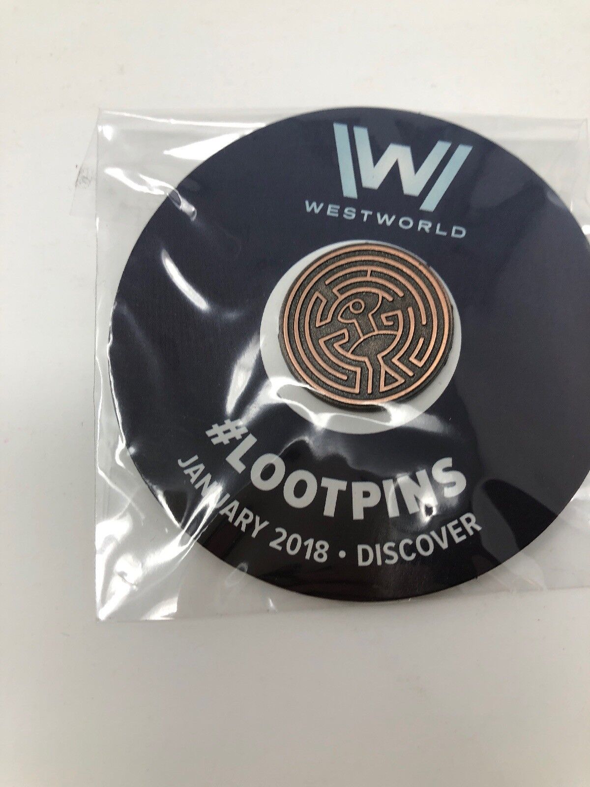 Lootpins January 2018 Discover Westworld Lootcrate Exclusive 