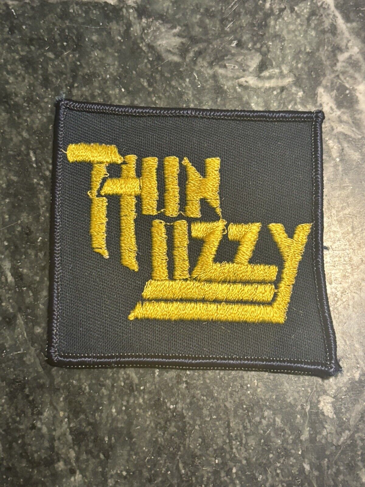 Thin Lizzy 3” Trucker Hat Vtg Rare Jacket Logo Band 70s 80s Rock Iron On