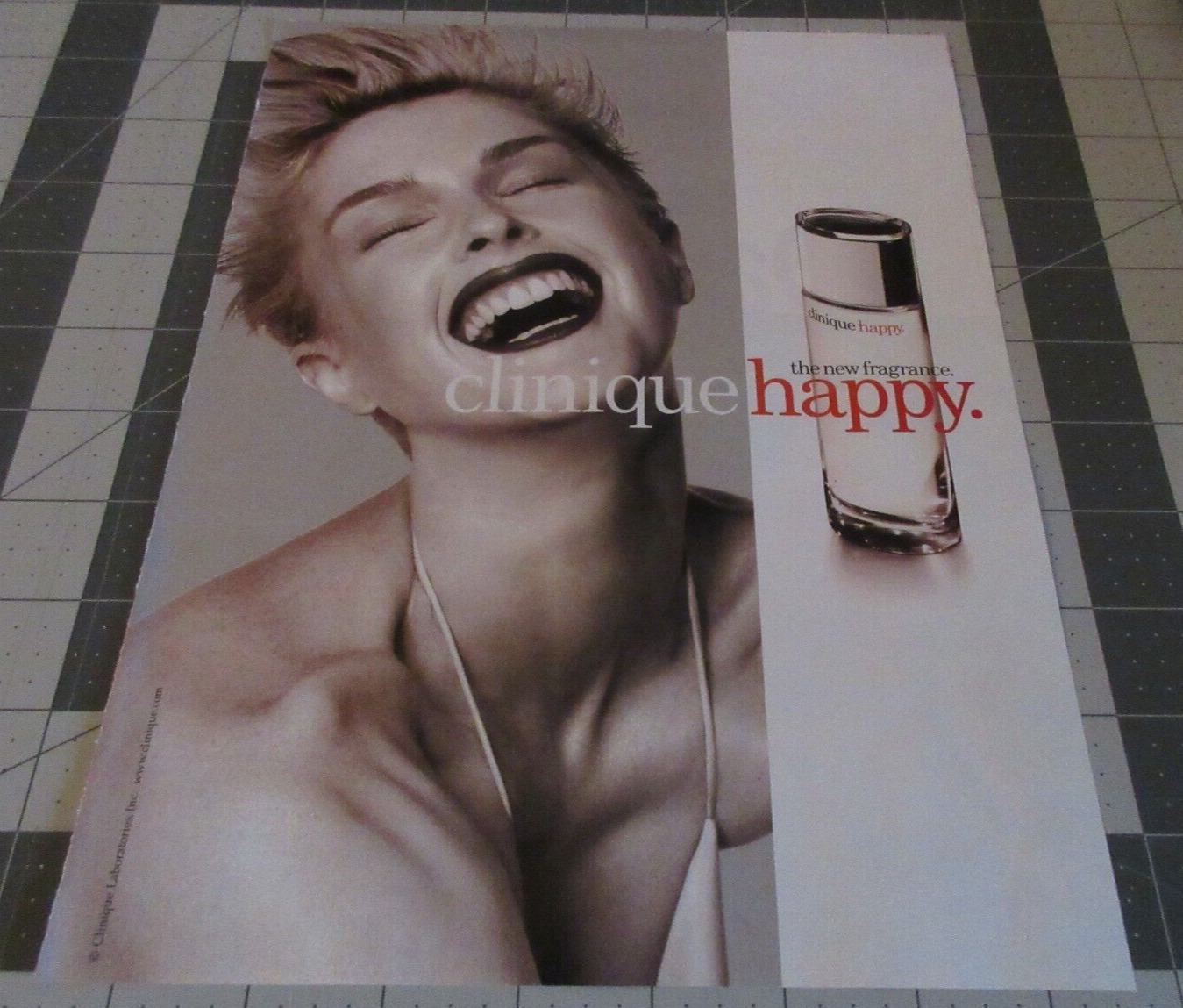 1997 Clinique Happy Fragrance, Vintage Print AD