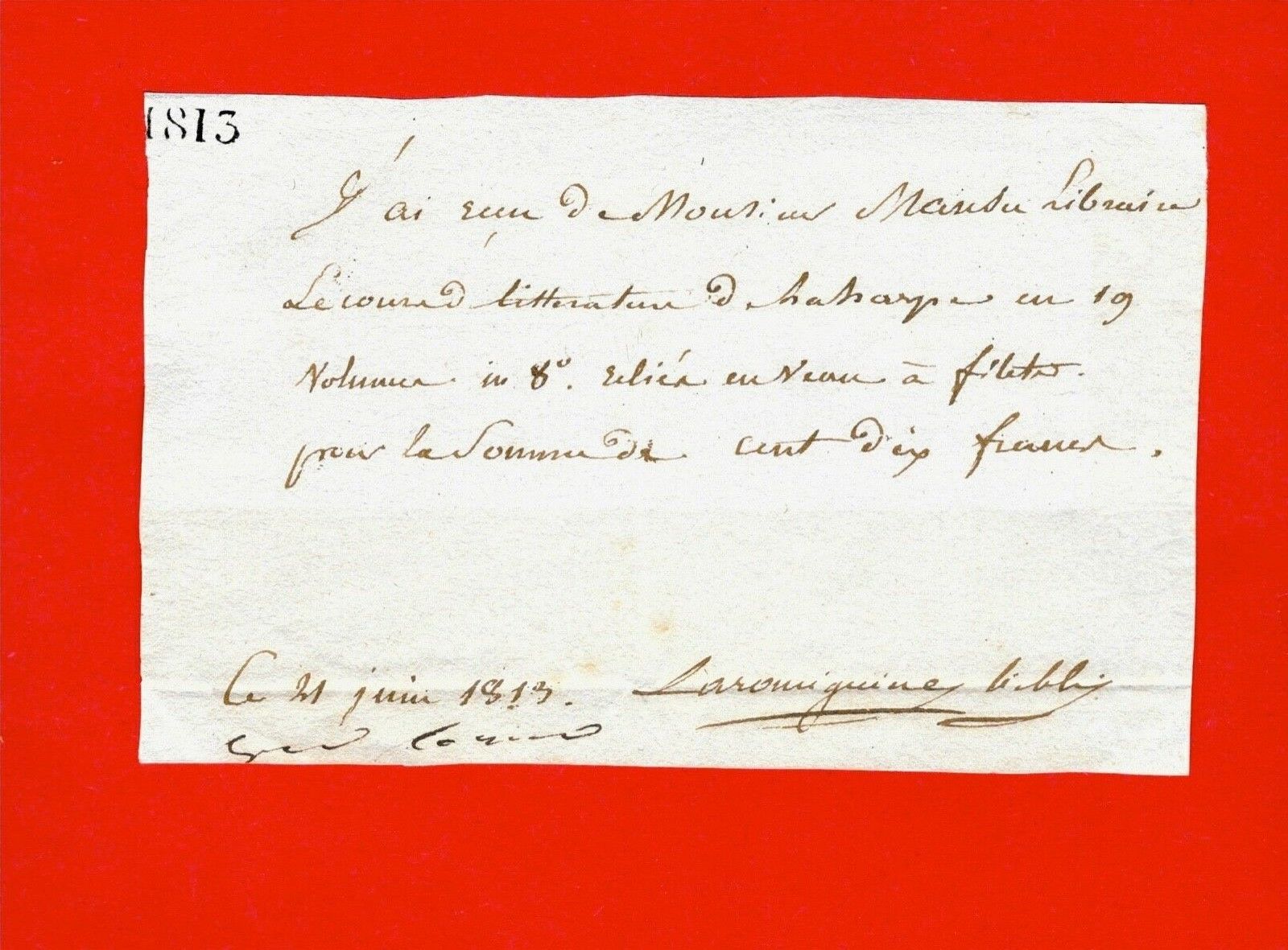 AM83-L.A.S-PIERRE LAROMIGUIÈRE-PHILOSOPHER-MEMBER OF THE TRIBUNATE-1813