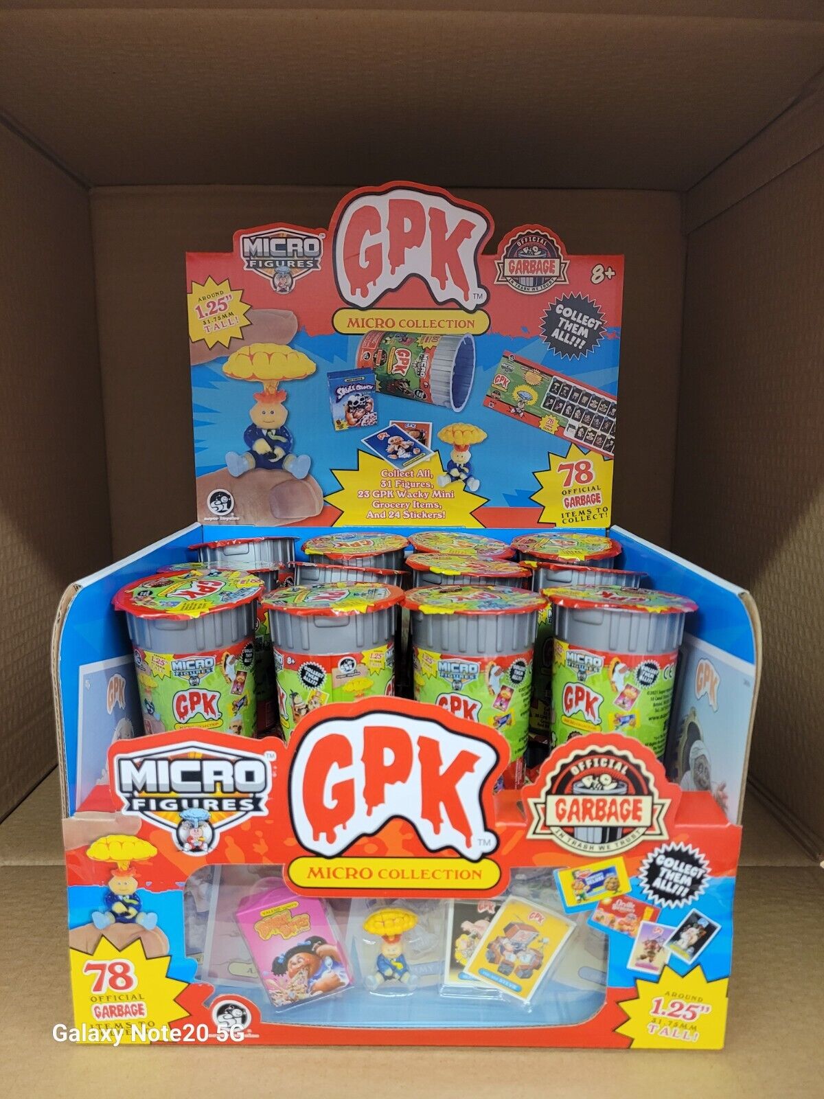 GARBAGE PAIL KIDS Series 1 Collection MICRO FIGURES Box Of 24 Pieces Brand New