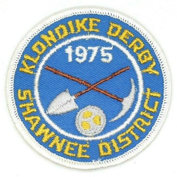 1975 Klondike Derby Shawnee District Tecumseh Council Patch Boy Scouts BSA Ohio