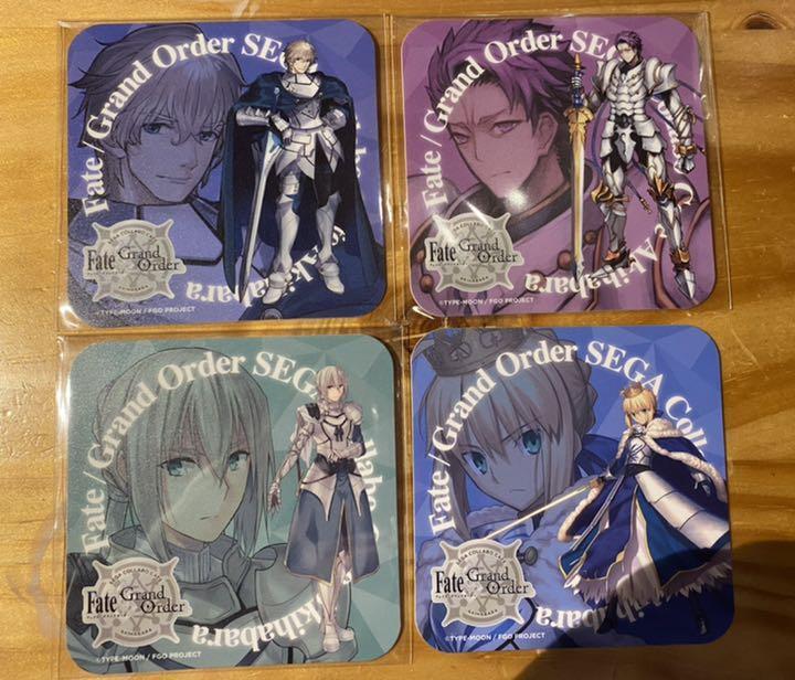 Fate Grand/order Cafe Coaster Altria Gawain Bedivere Lancelot Anime Goods