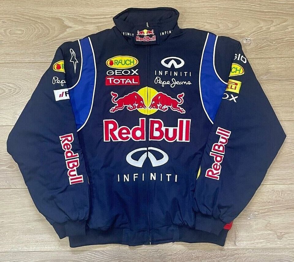 Red Bull Embroidered F1 Jacket Size Medium