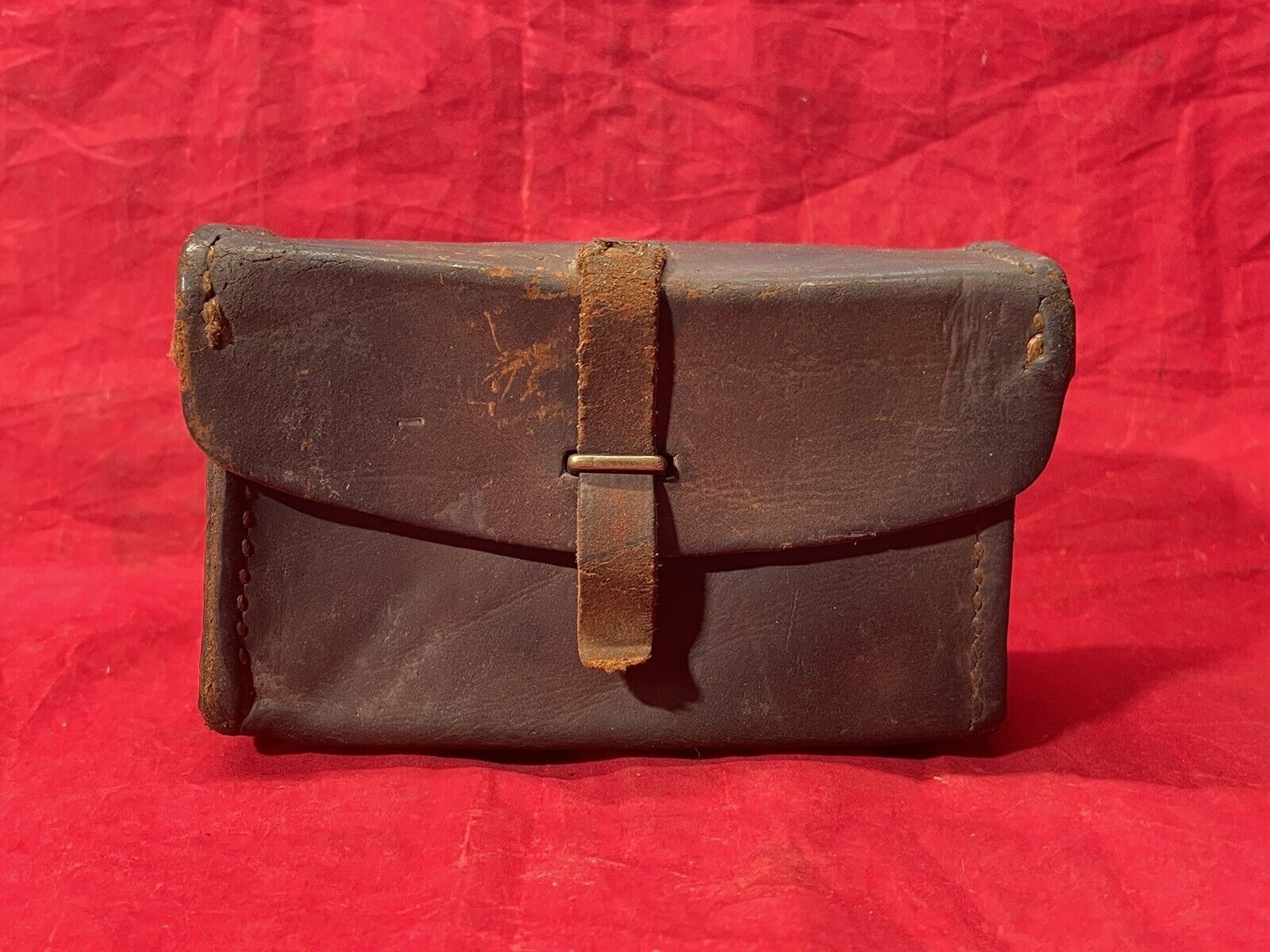 US 10th Mountain Division World War II Leather B.L.G Co 1942 Muleskinner Bag