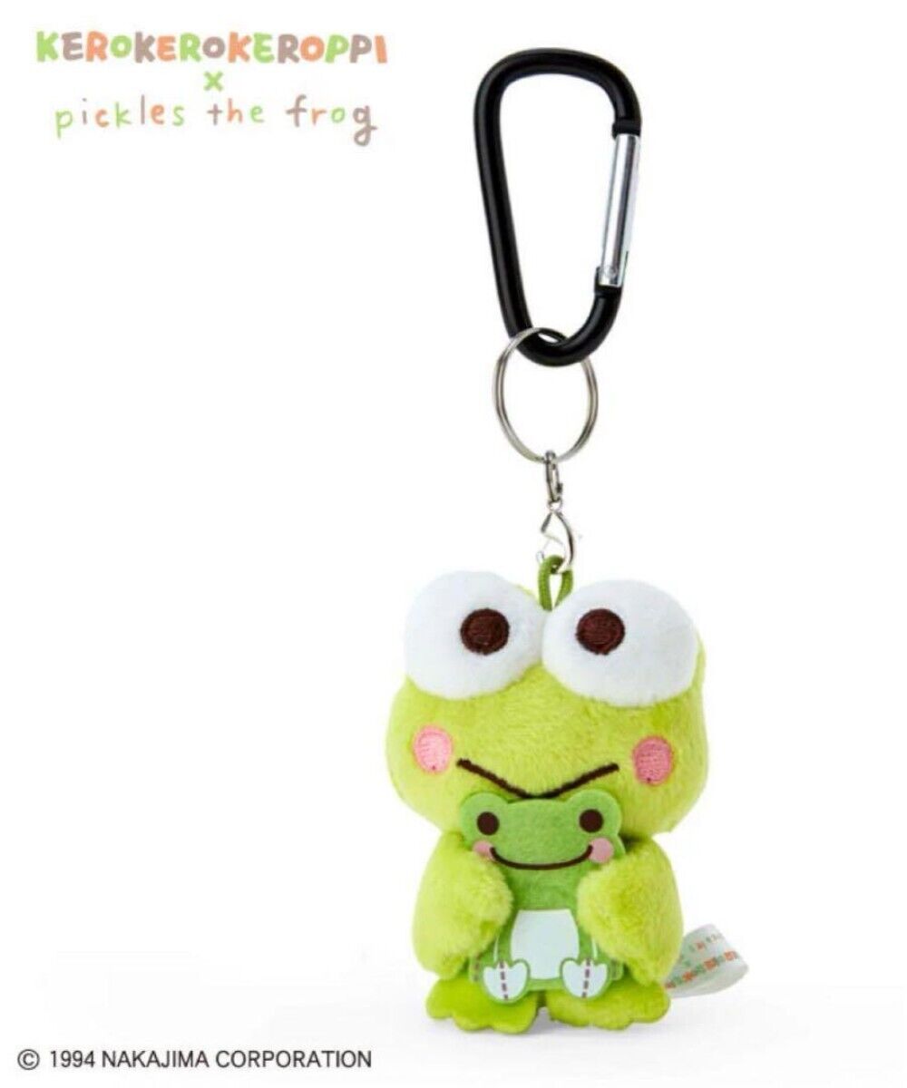 Pickles the Frog x Sanrio Kero Kero Keroppi Carabiner Mascot B Plush Doll