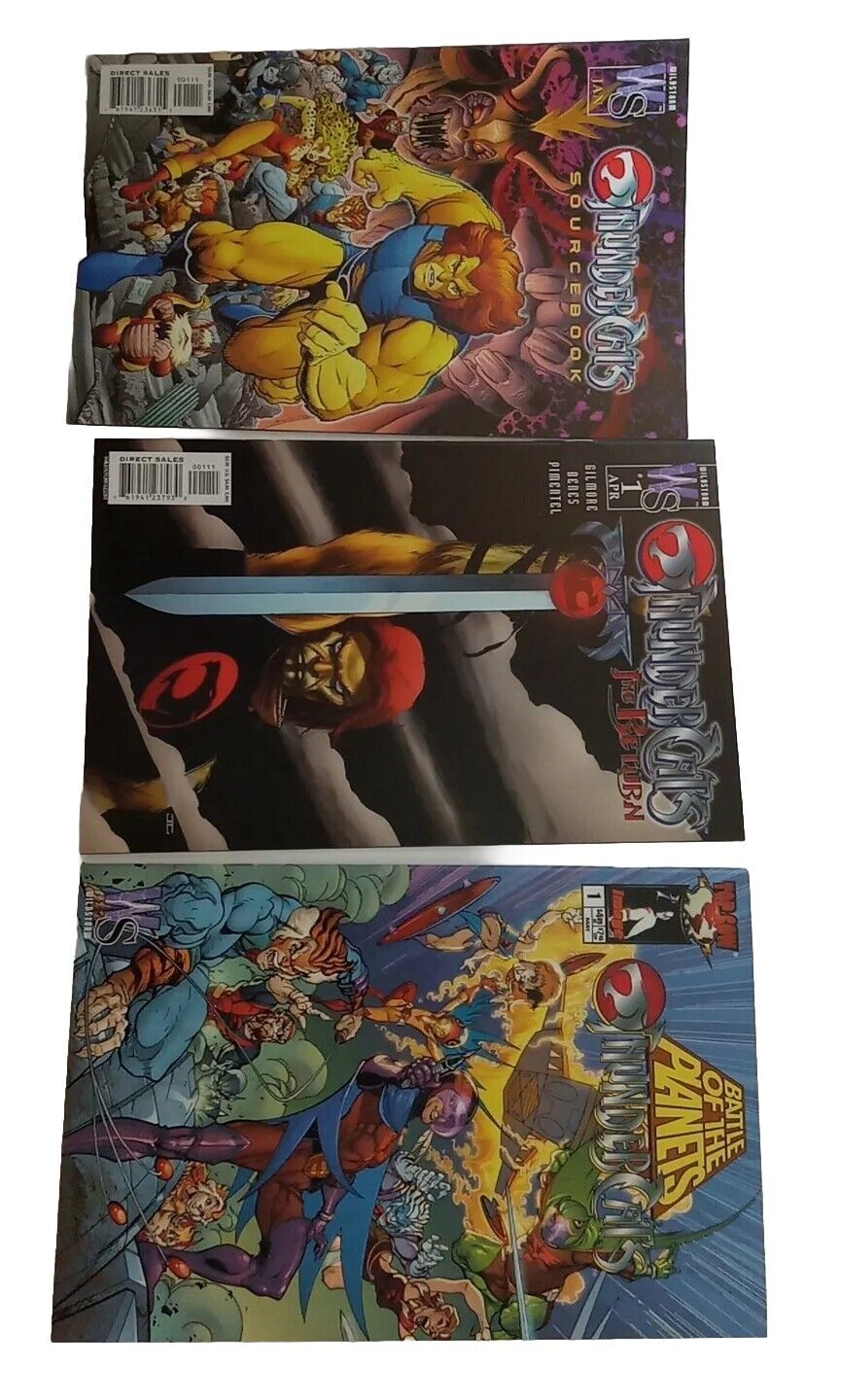 Thundercats Sourcebook #1 Comic 2003 - DC Comics - 3 Total Jan ,Apr& May