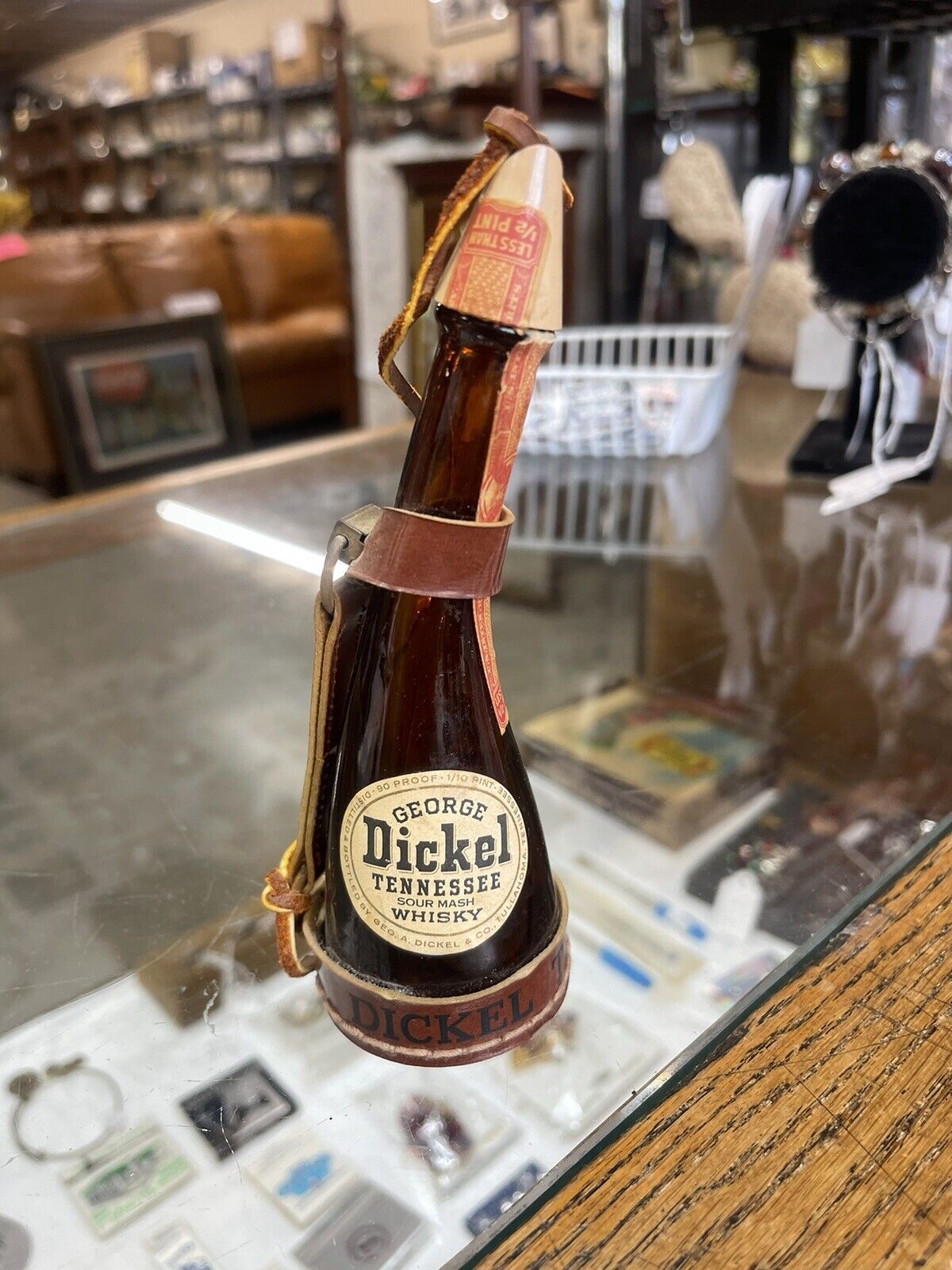 Rare Vintage George Dickel Tennessee Liquor Bottle